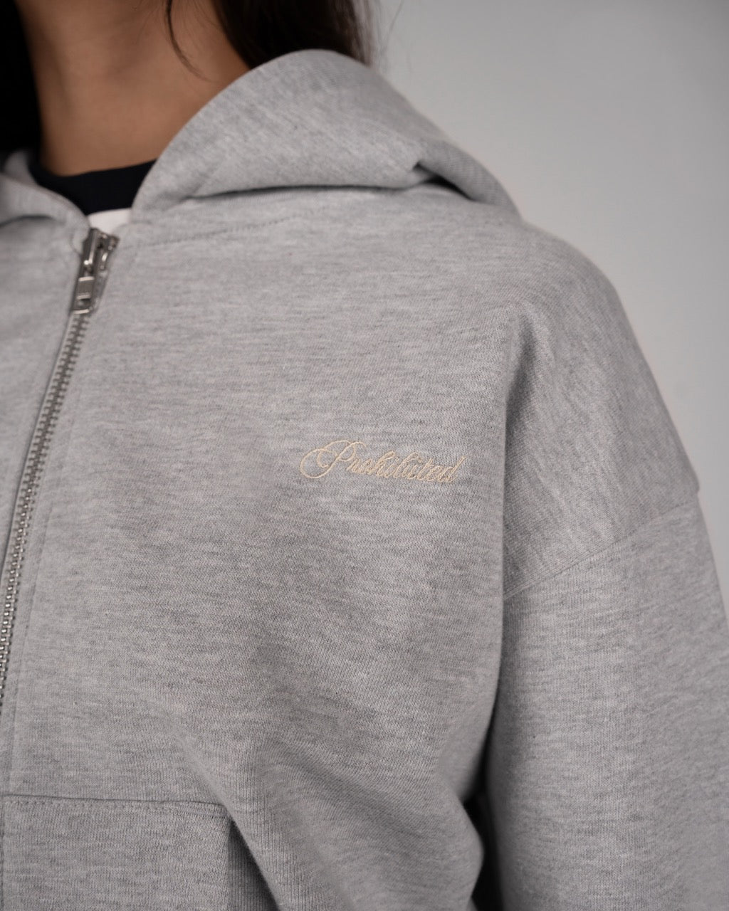 Replay Zip-Hoodie | Grey Melange