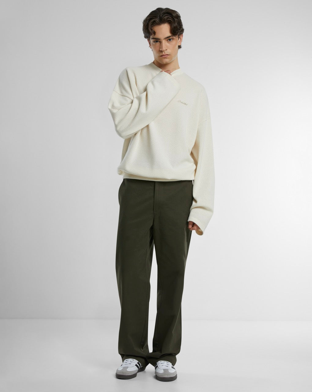 Amalfi Crew Neck | Ecru