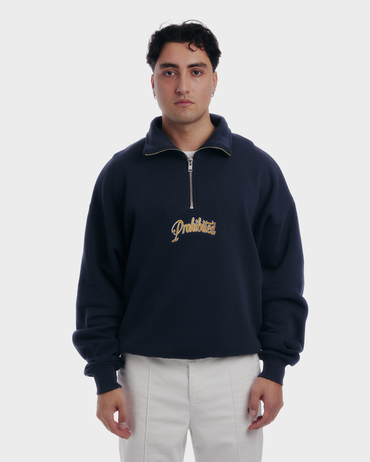 Hoodie hotsell half zipper