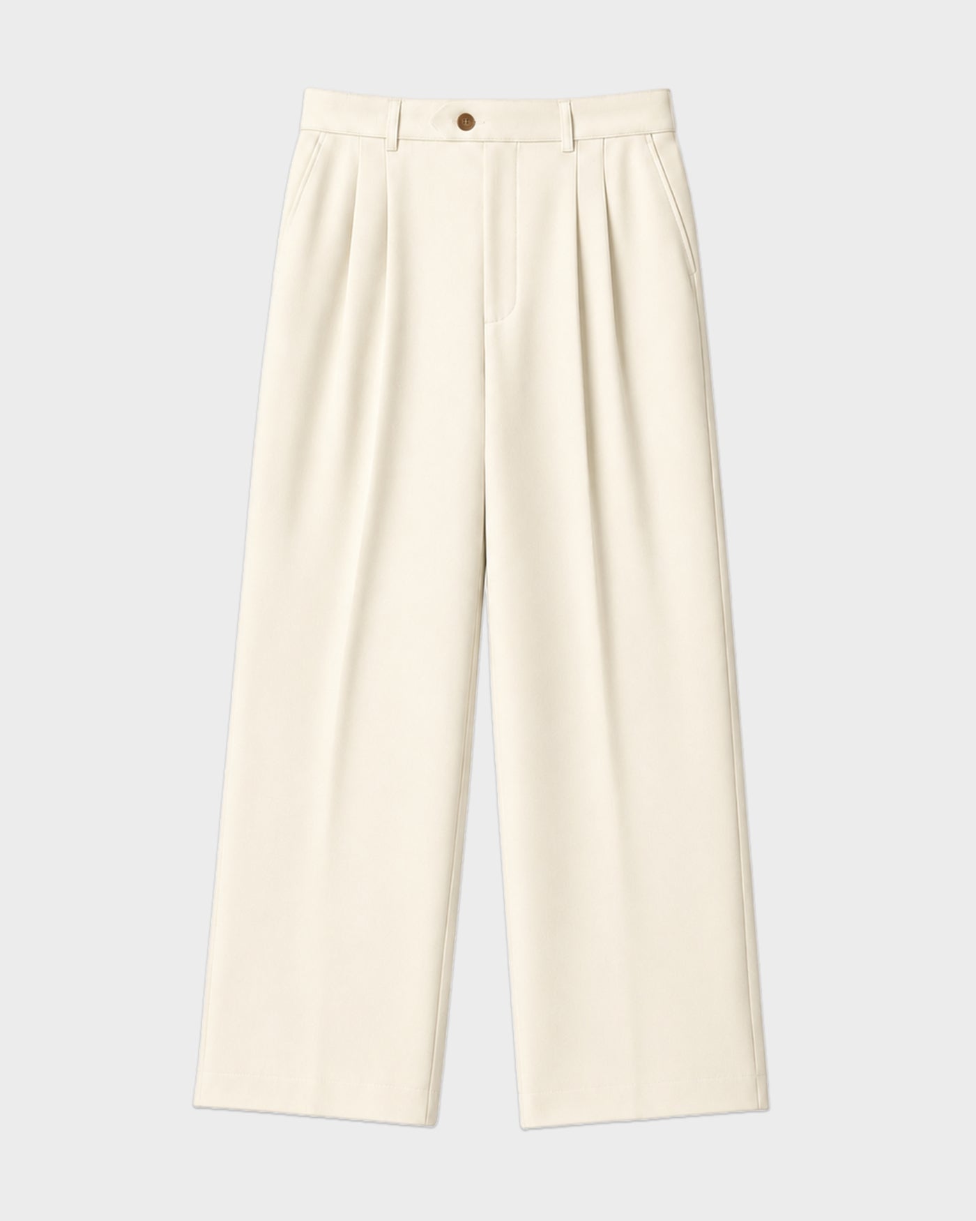 Heritage Pleated Pants | Cream