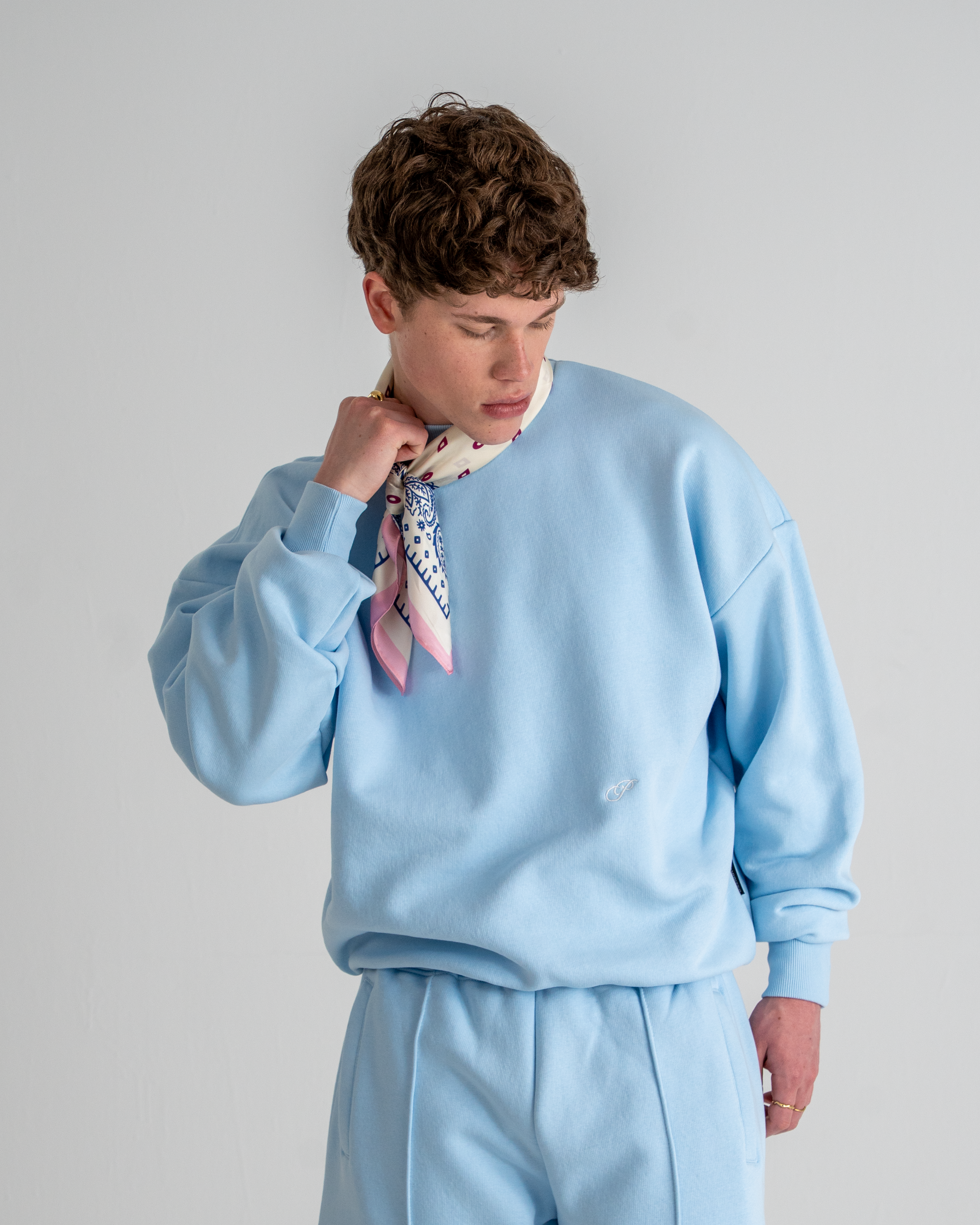 Hometown Crew Neck Sky Blue