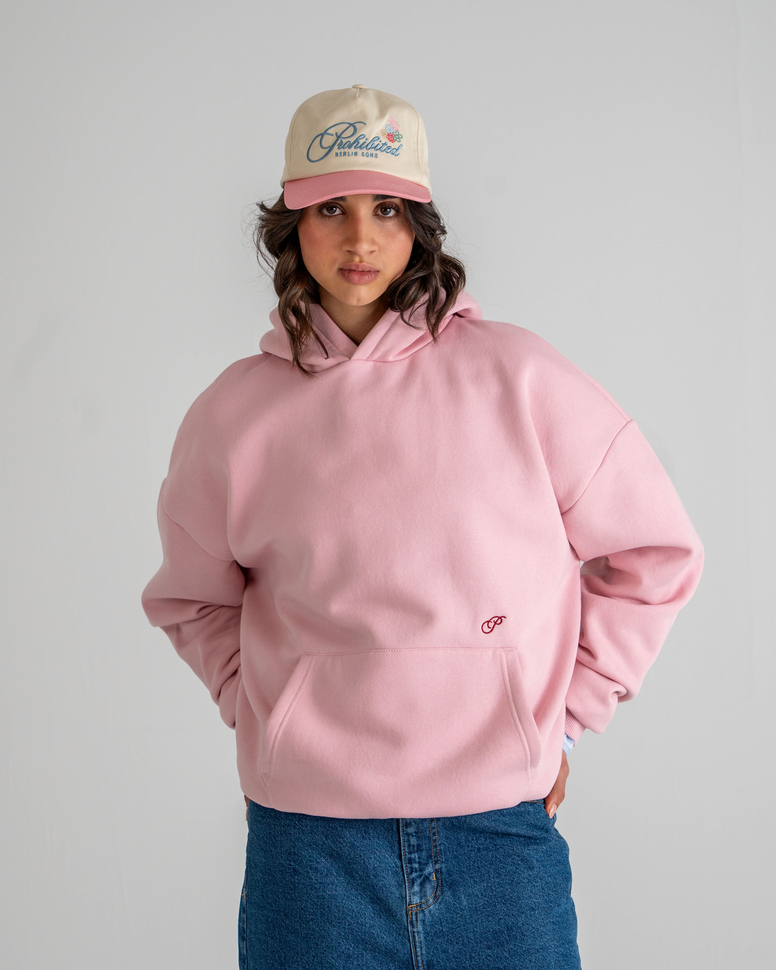 Hometown Hoodie Cherry Pink