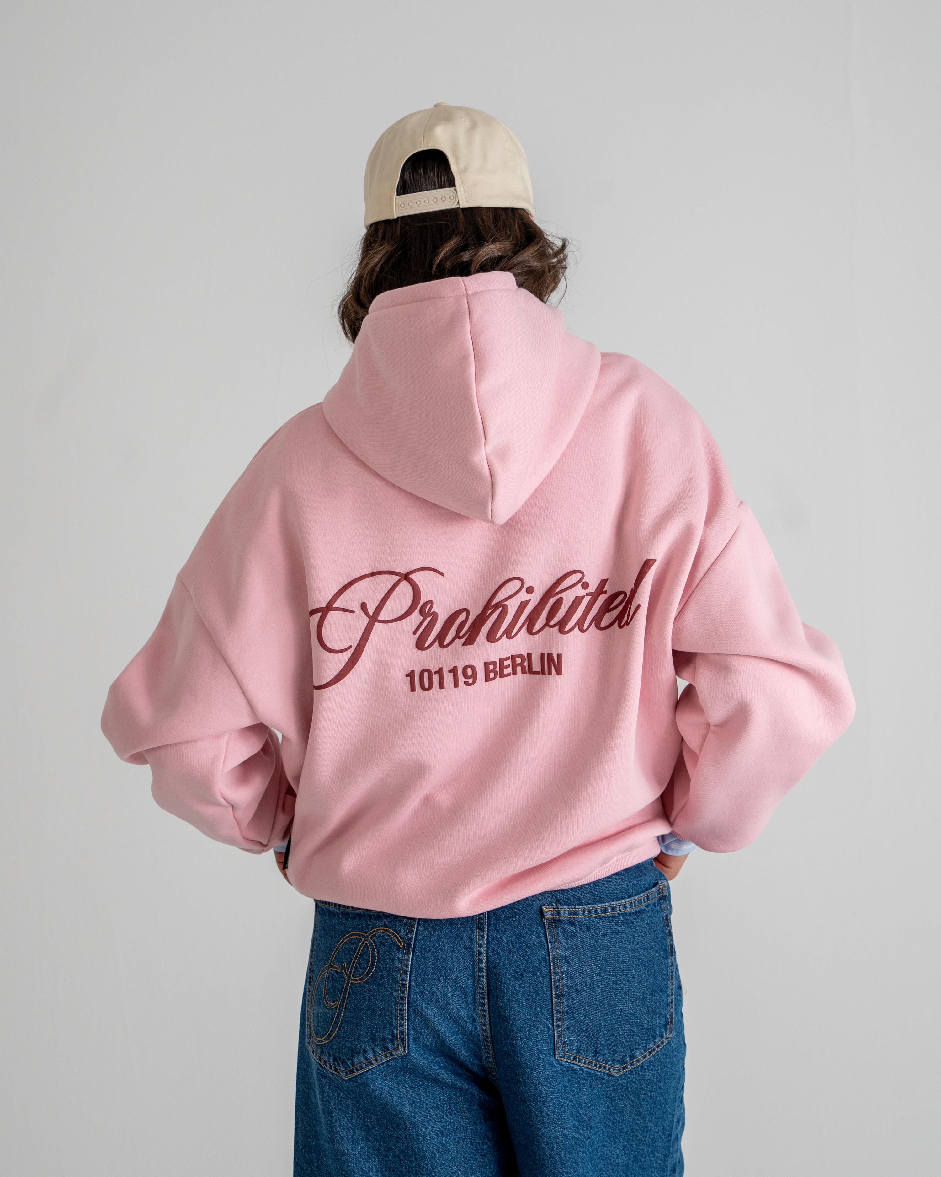 Hometown Hoodie Cherry Pink