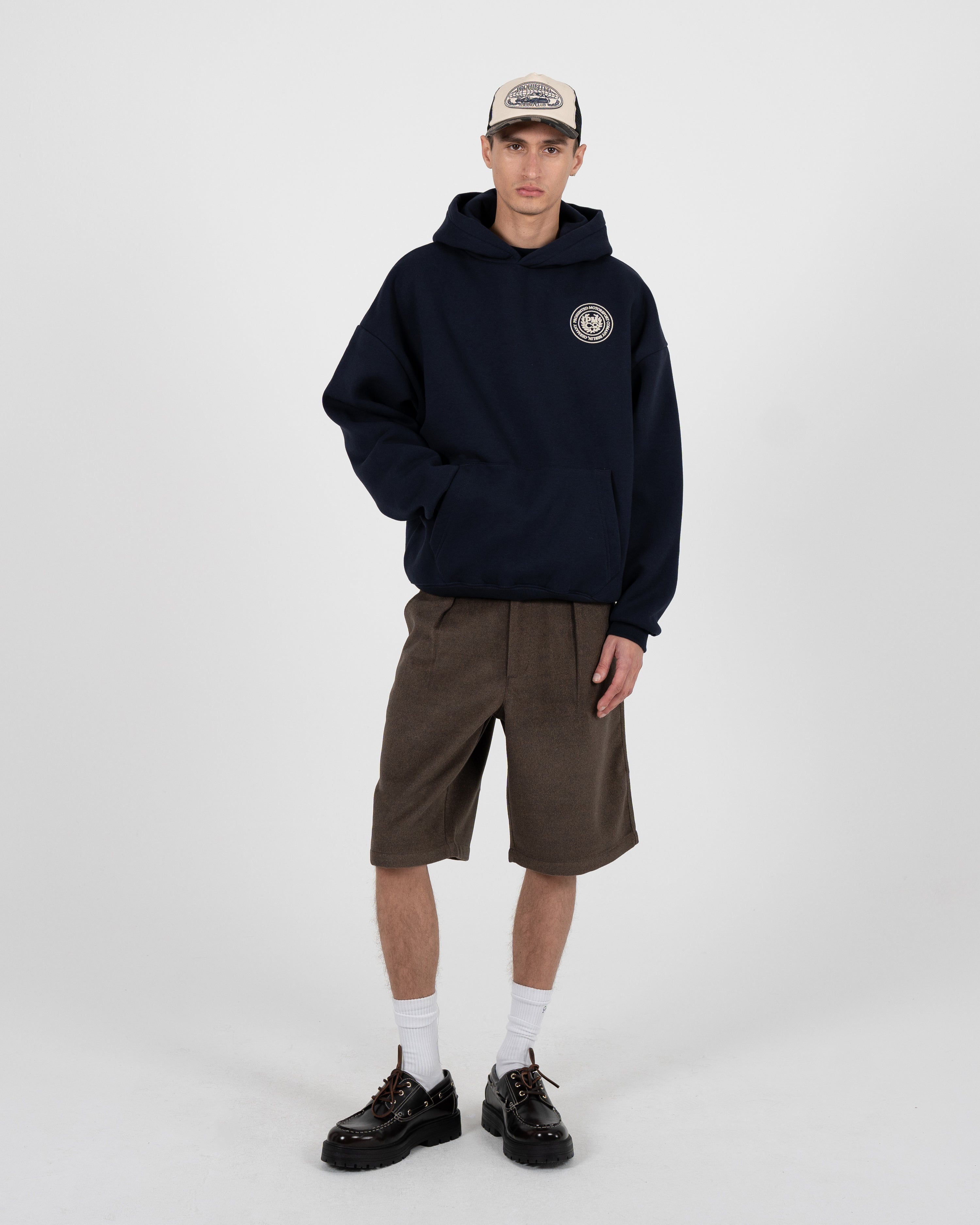 Horse Racer Hoodie Deep Blue