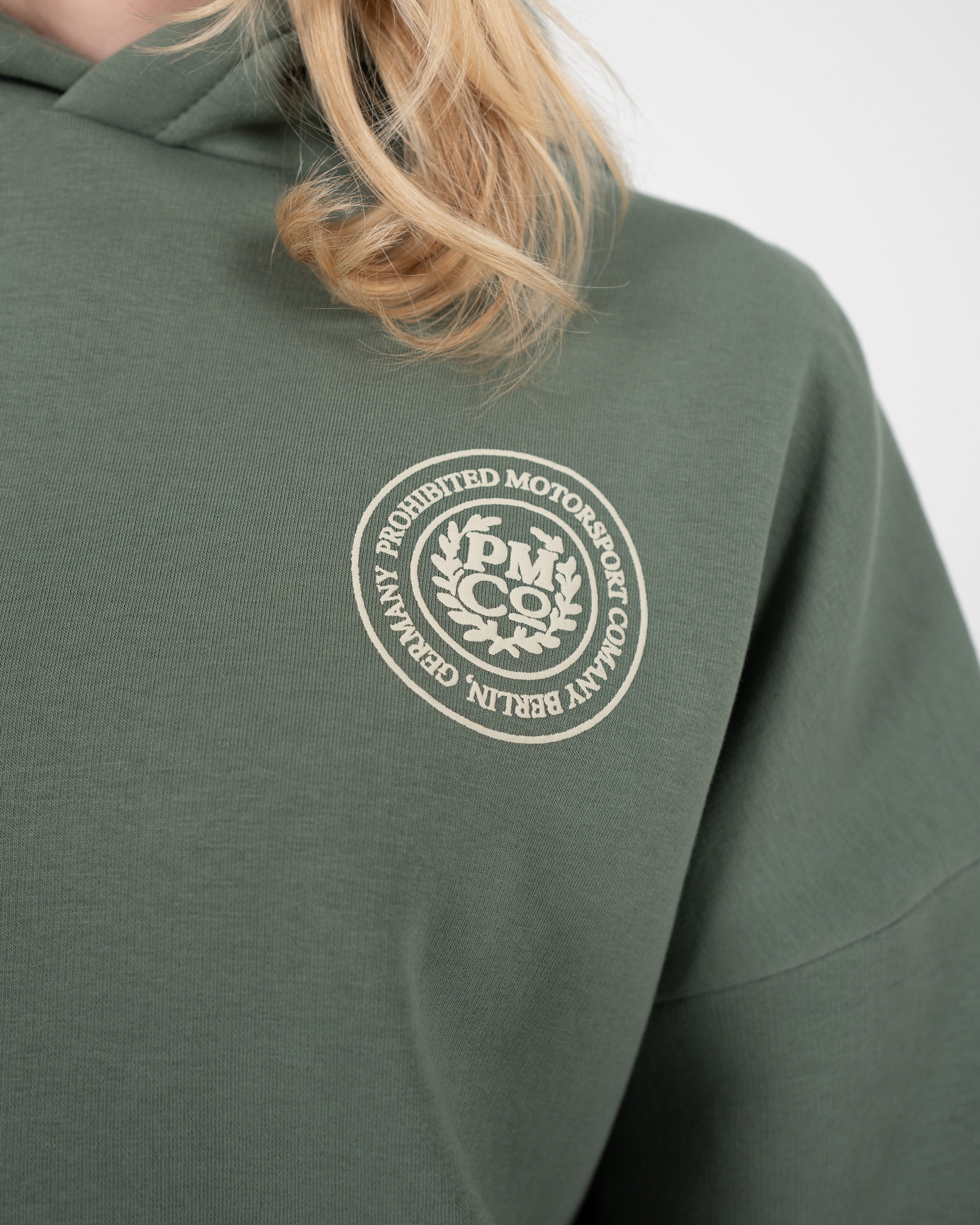 Horse Racer Hoodie Green