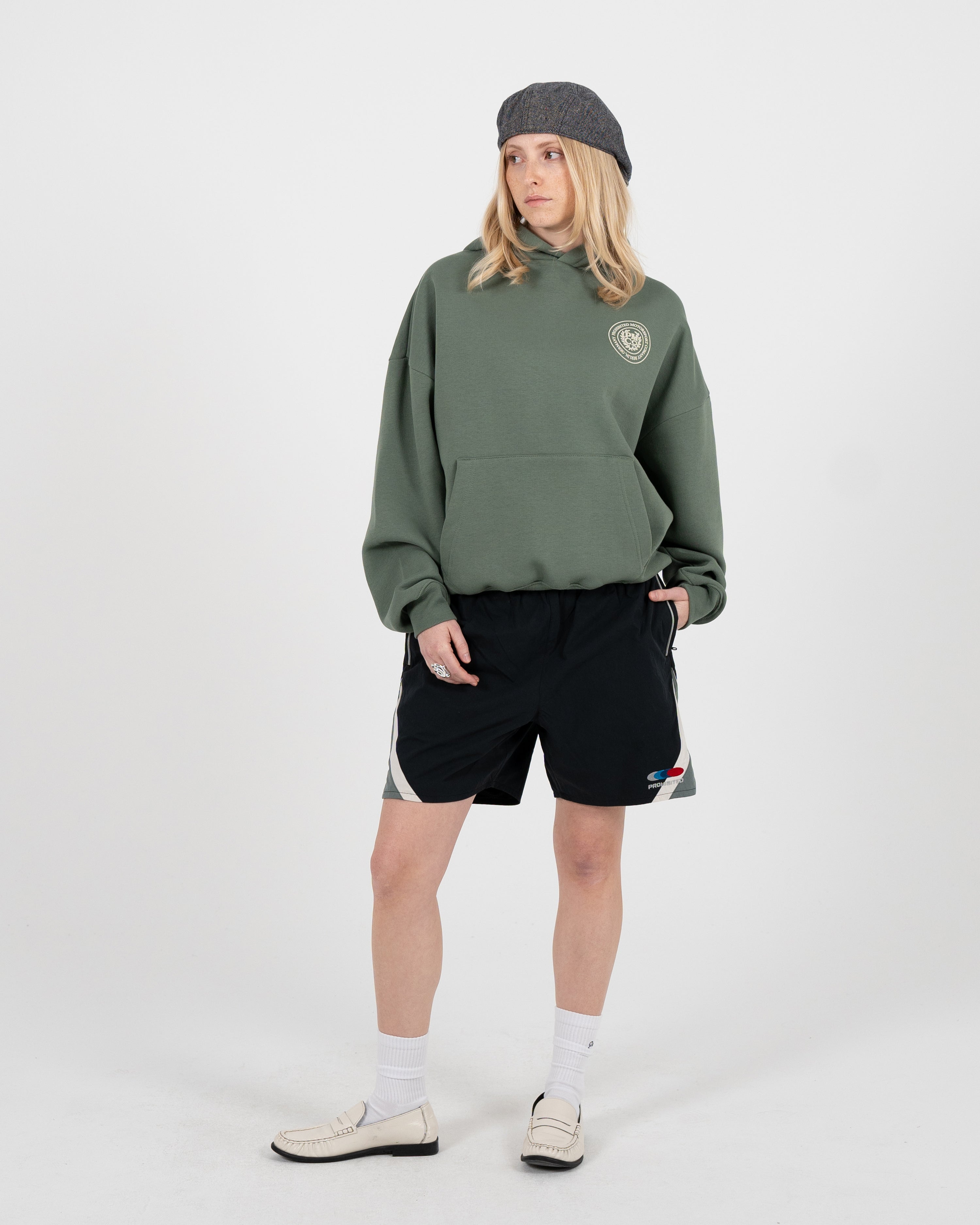Horse Racer Hoodie Green