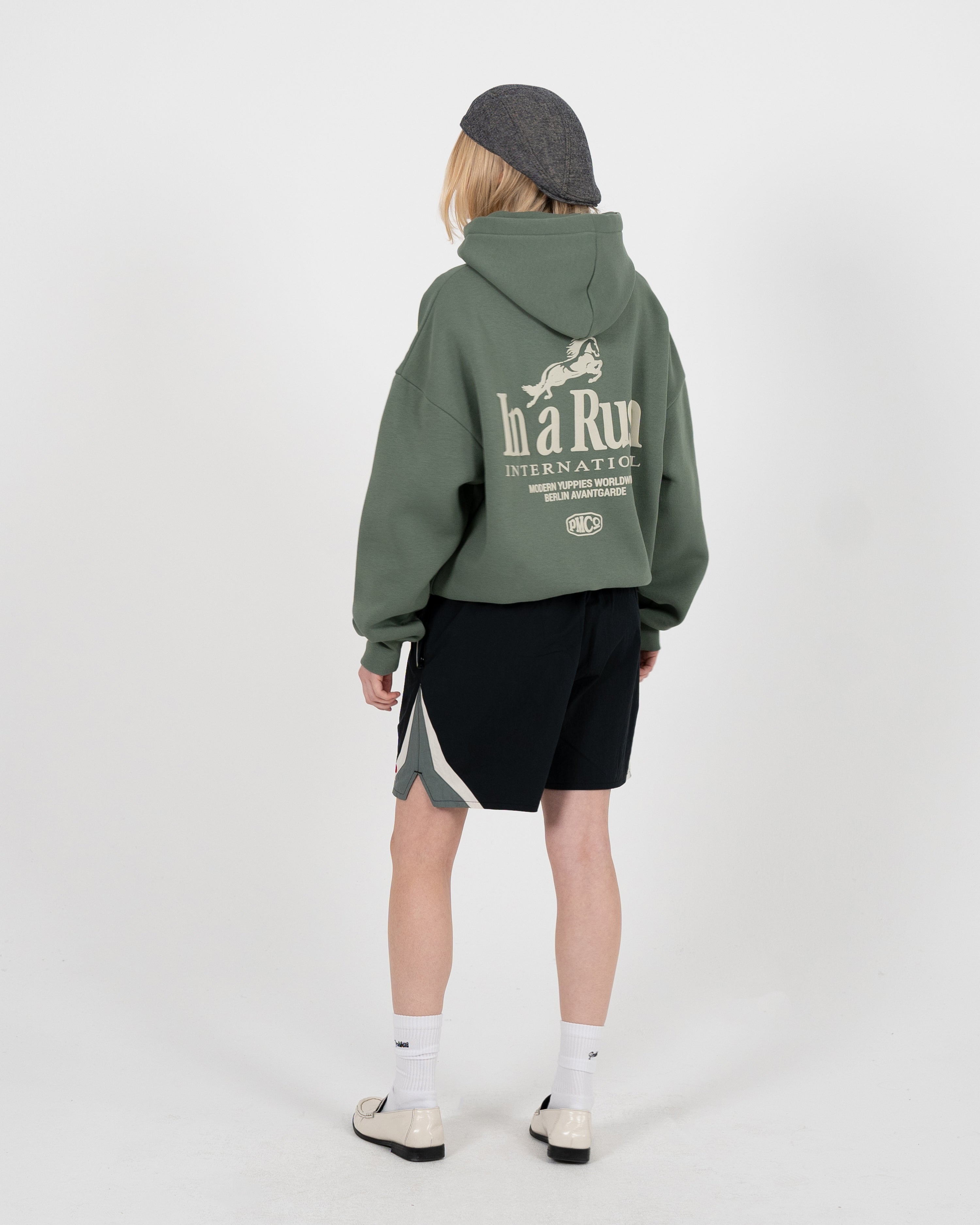 Horse Racer Hoodie Green
