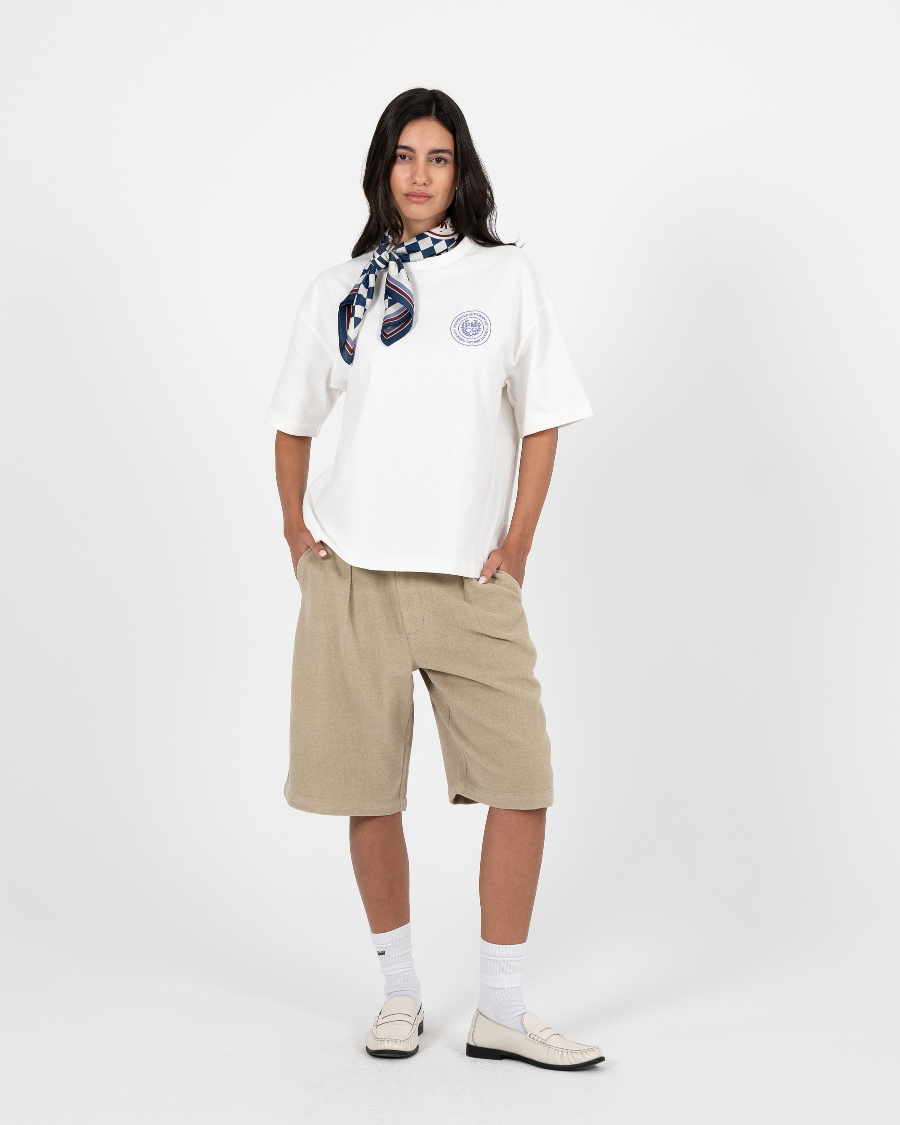 Horse Racer Tee Off-White
