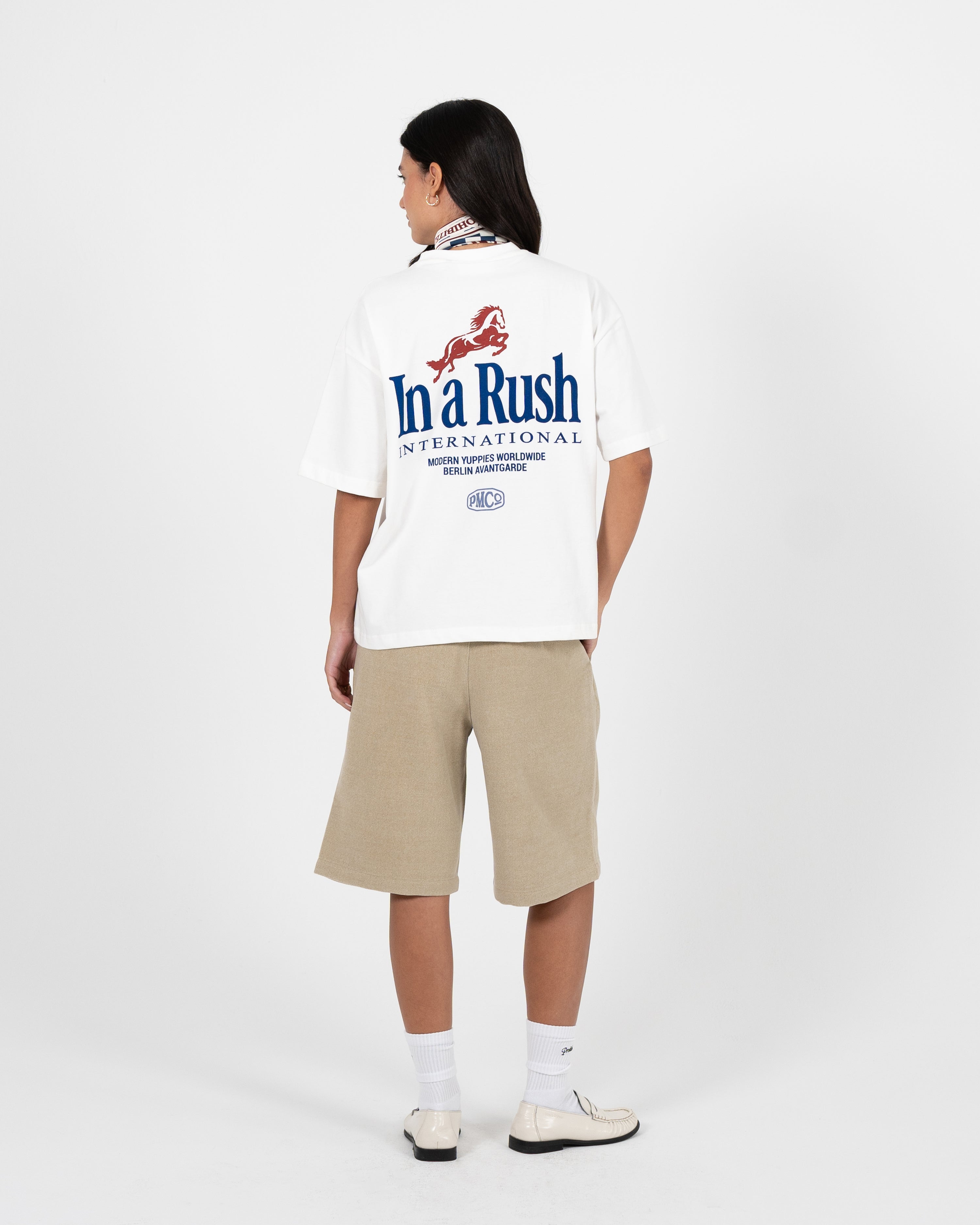 Horse Racer Tee Off-White