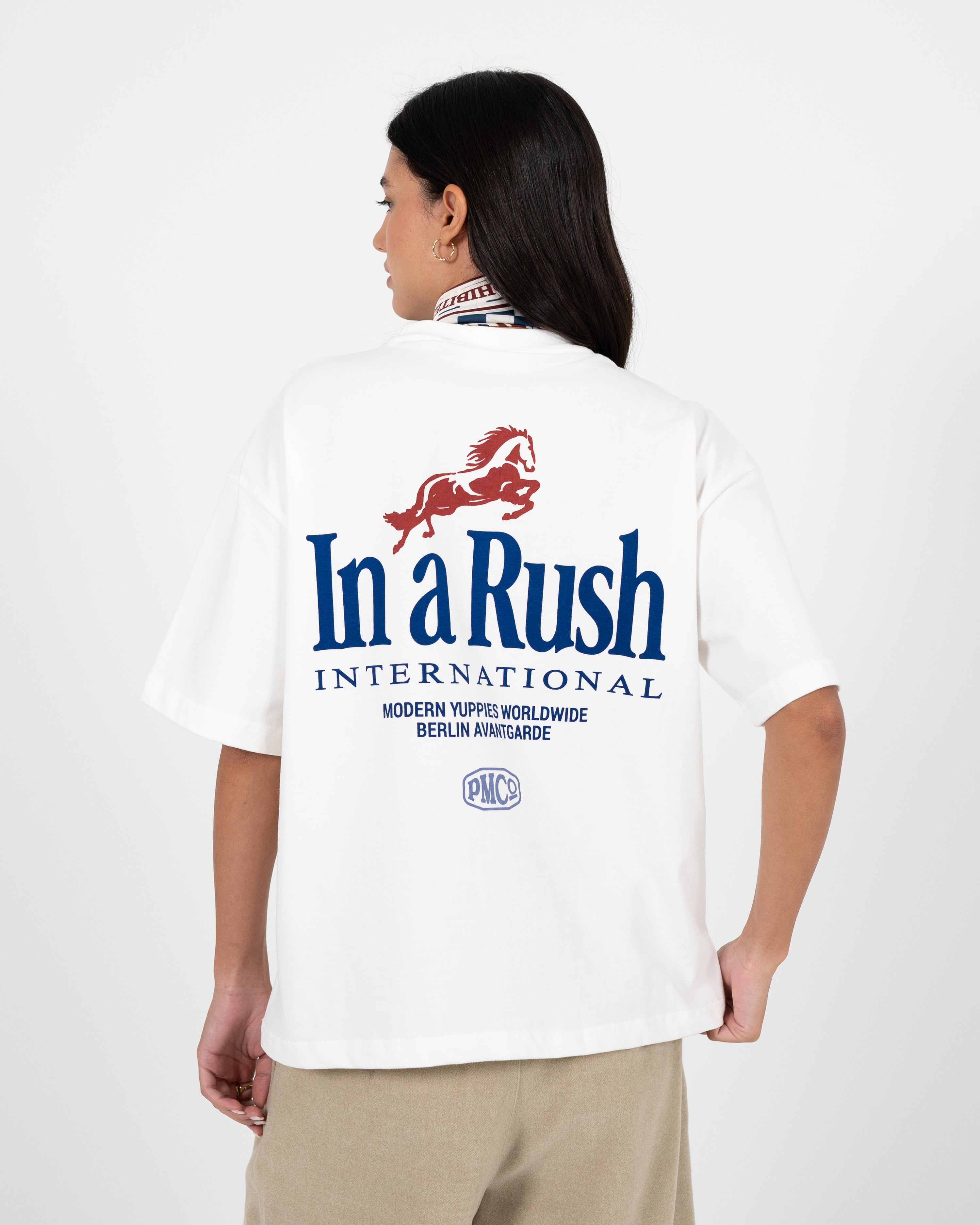 Horse Racer Tee Off-White