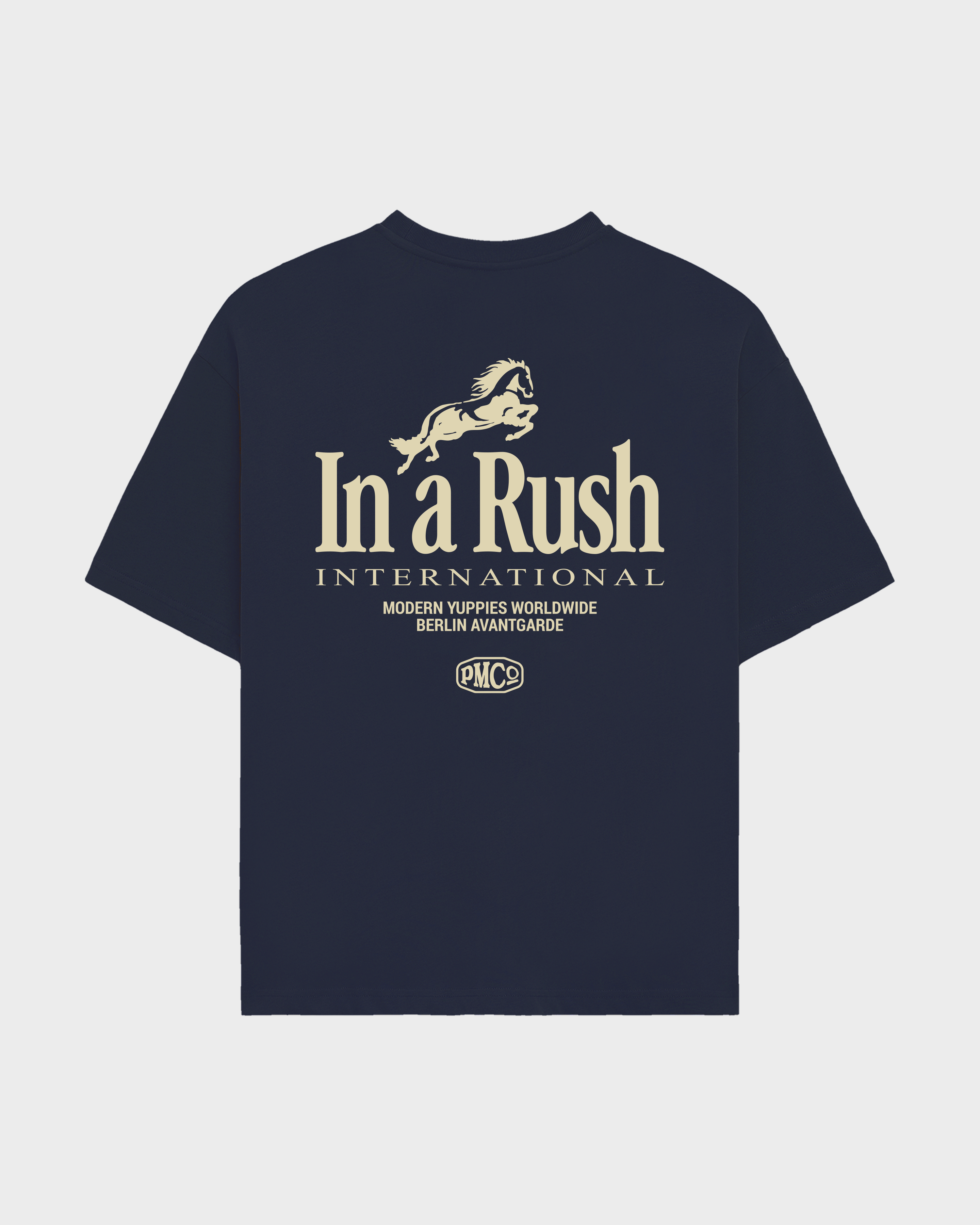 Horse Racer Tee Deep Blue