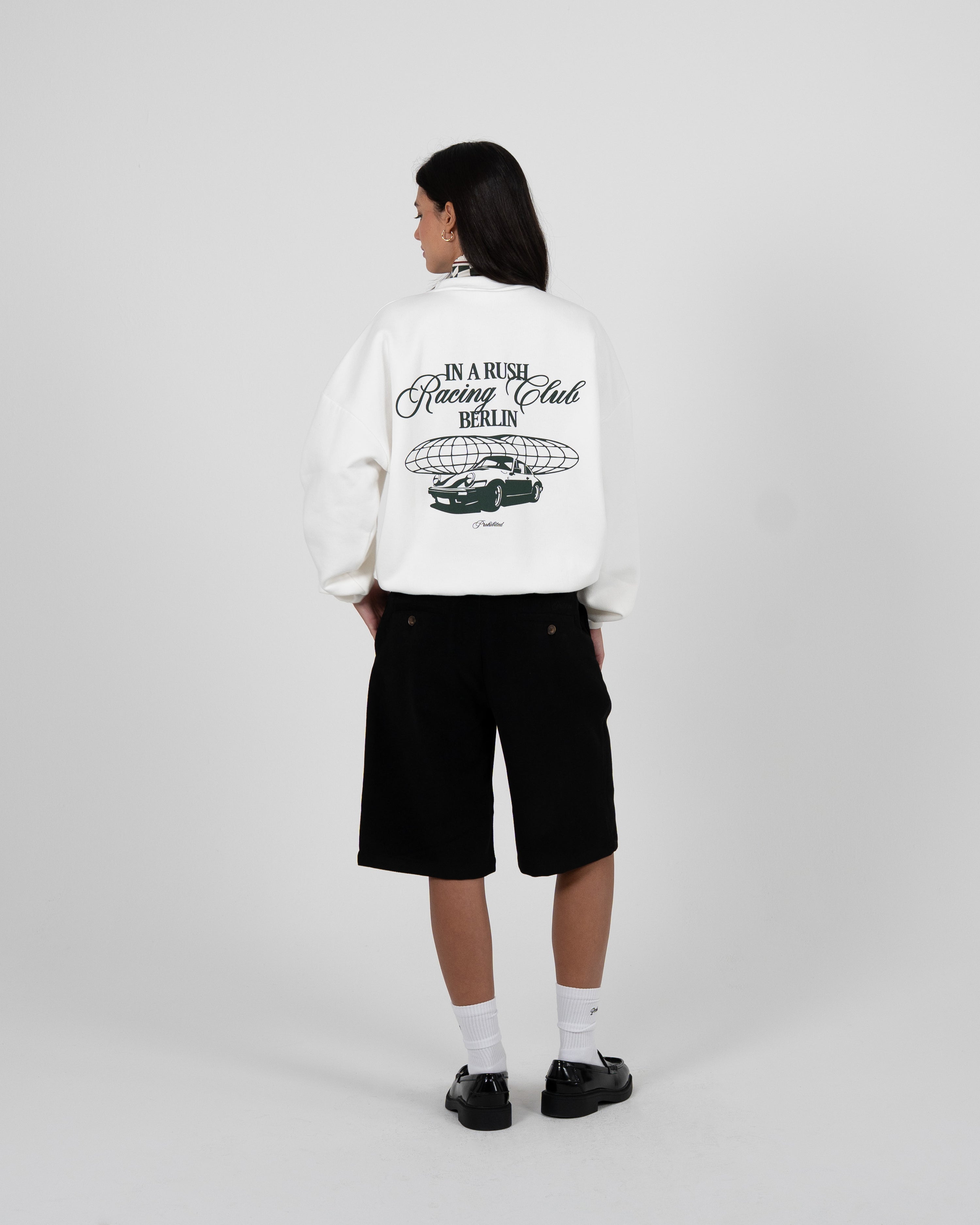 In A Rush Crew Neck Off-White