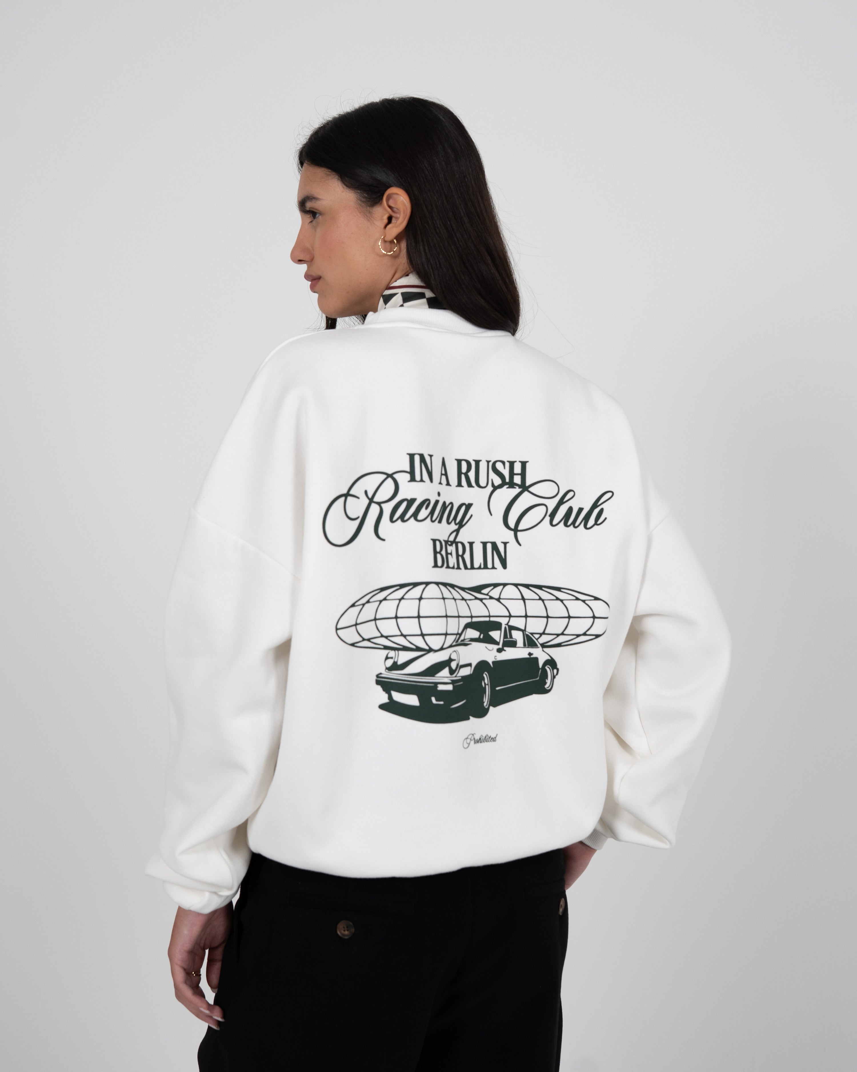 In A Rush Crew Neck Off-White