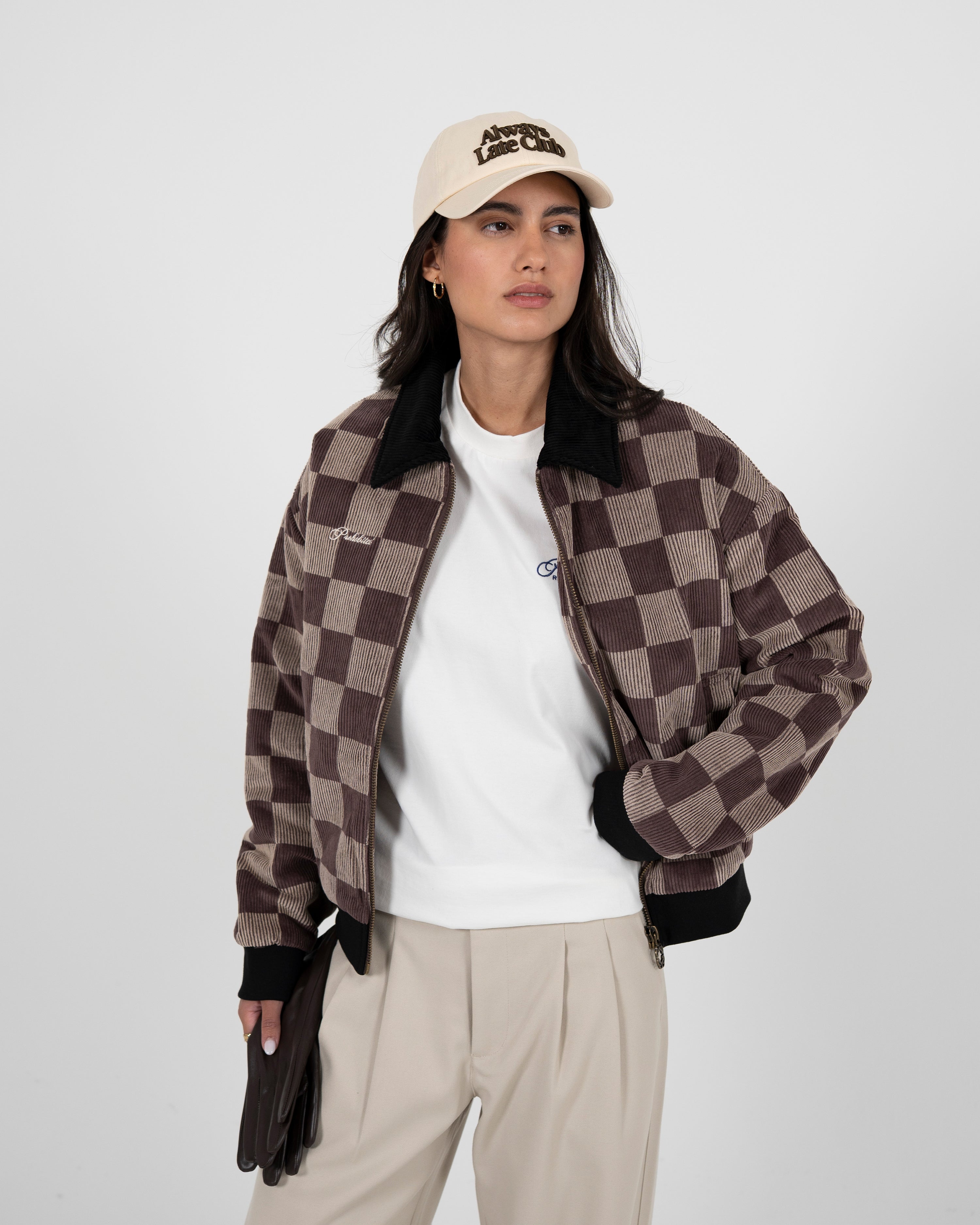 Intercooler Bomber Jacket Brown