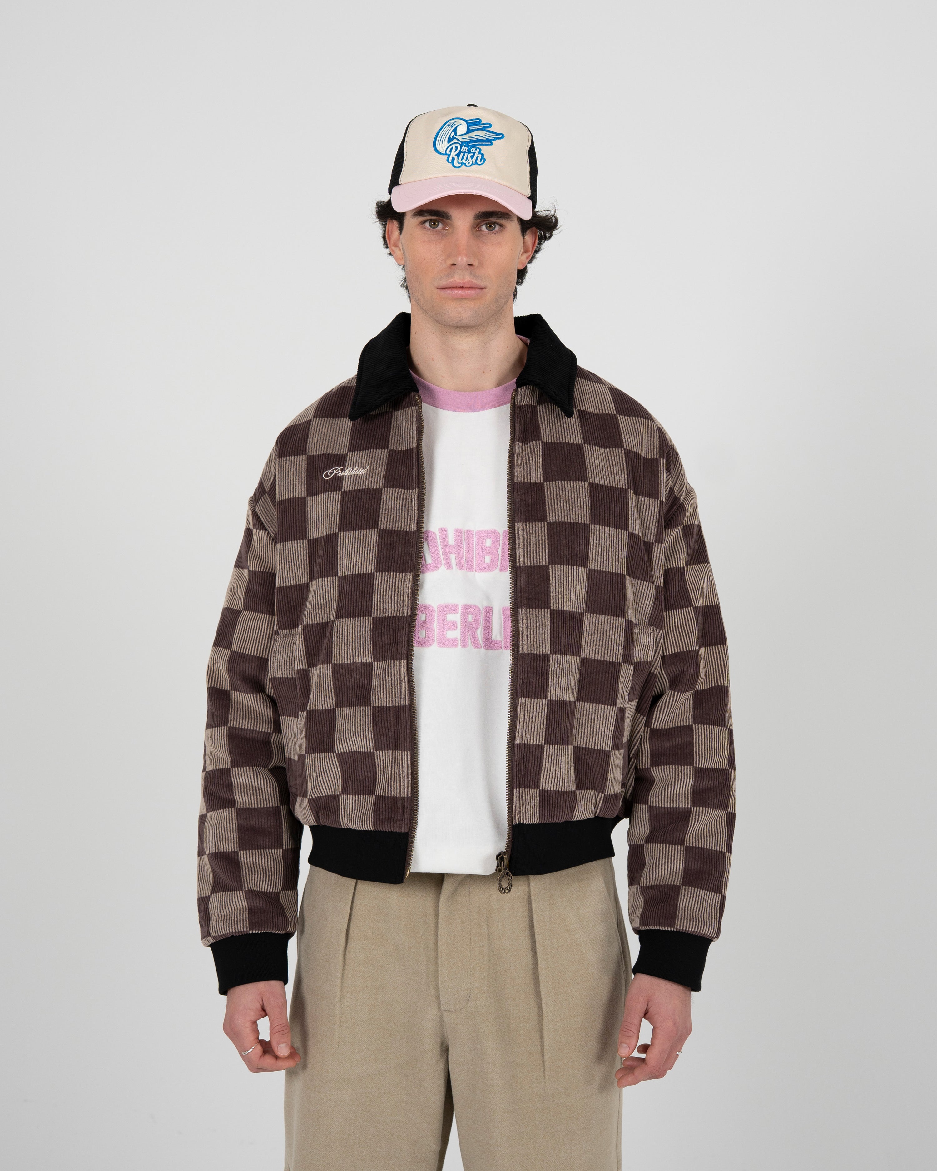 Intercooler Bomber Jacket Brown