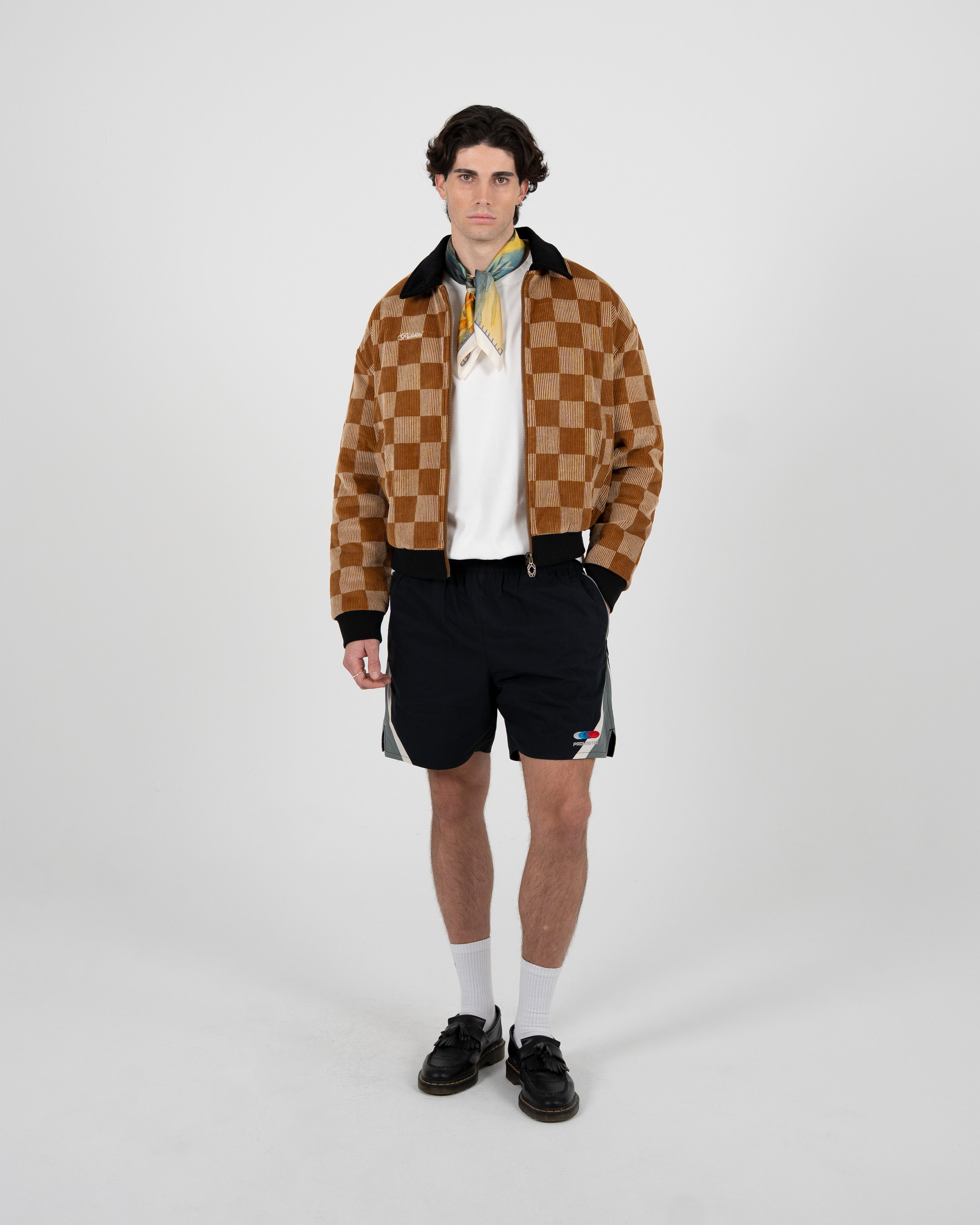 Intercooler Bomber Jacket Light Brown