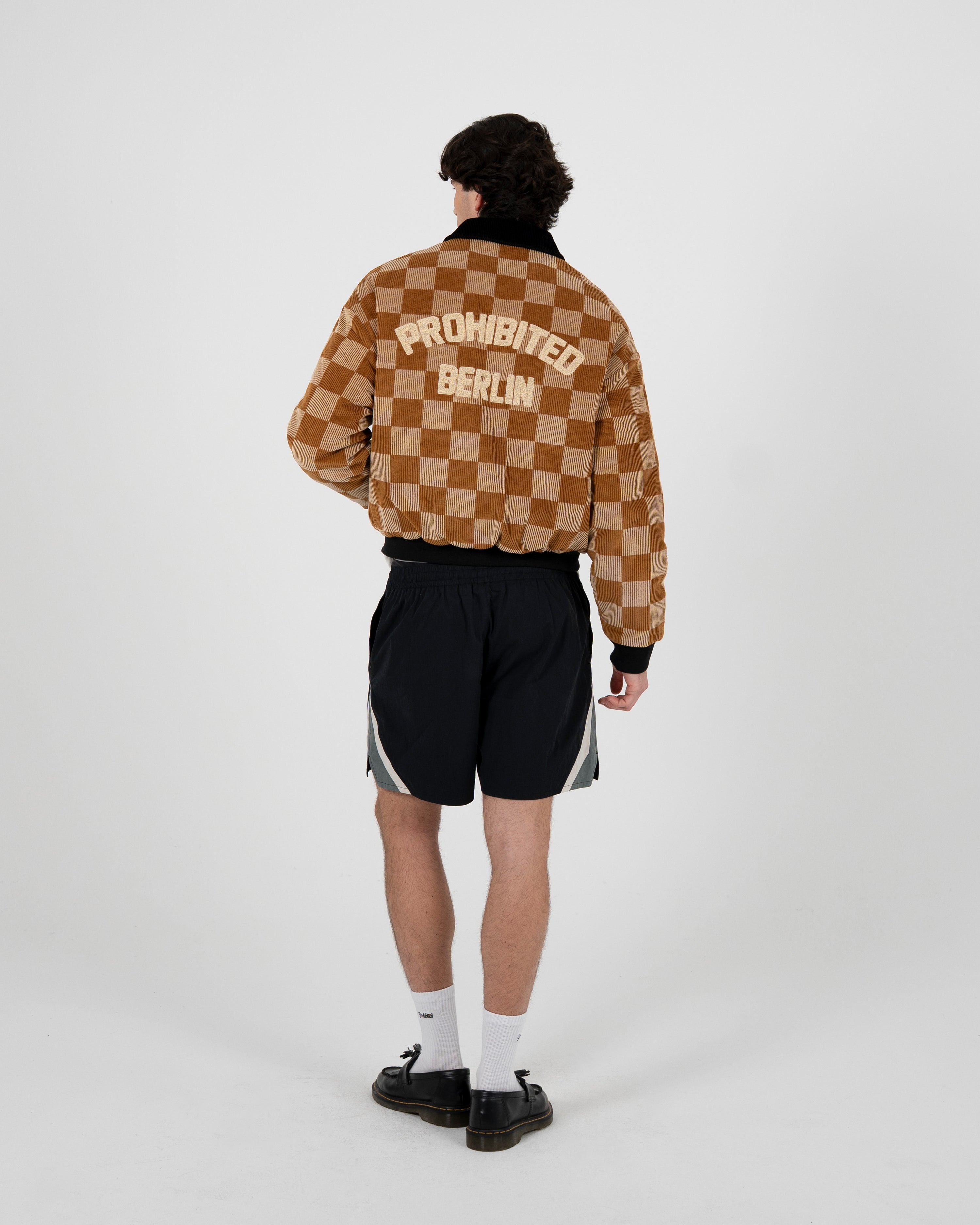 Intercooler Bomber Jacket Light Brown