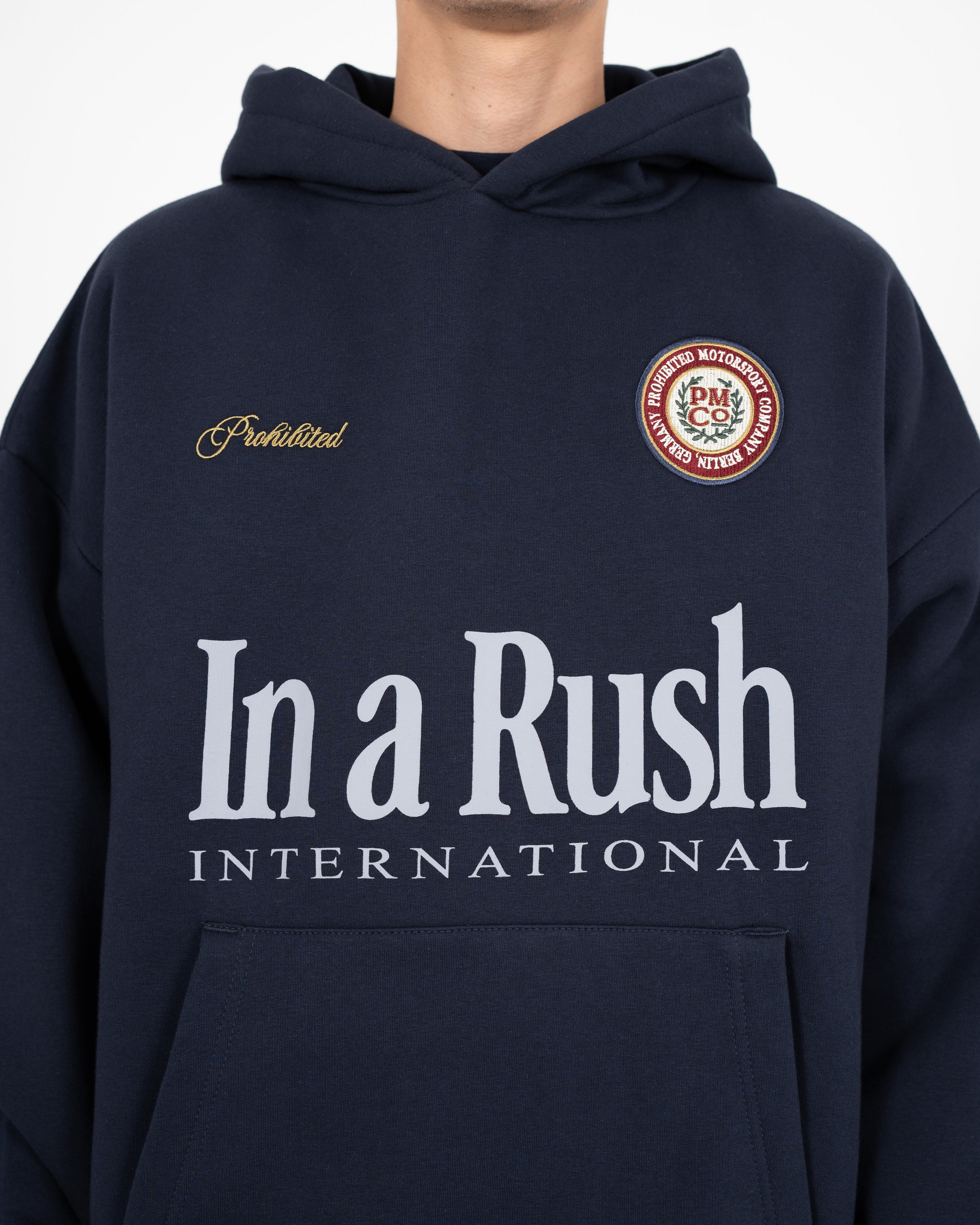International Hoodie Deep Blue
