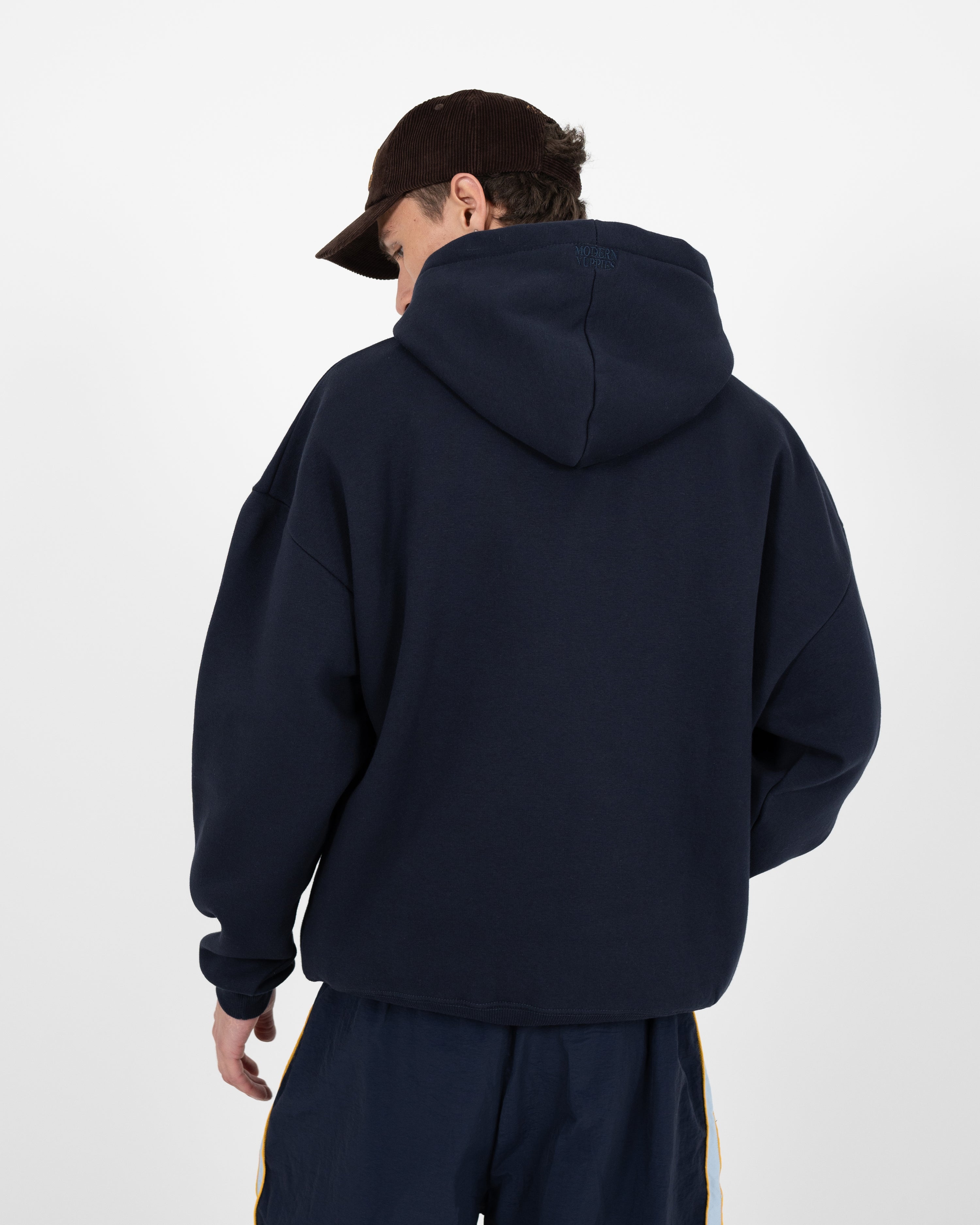 International Hoodie Deep Blue