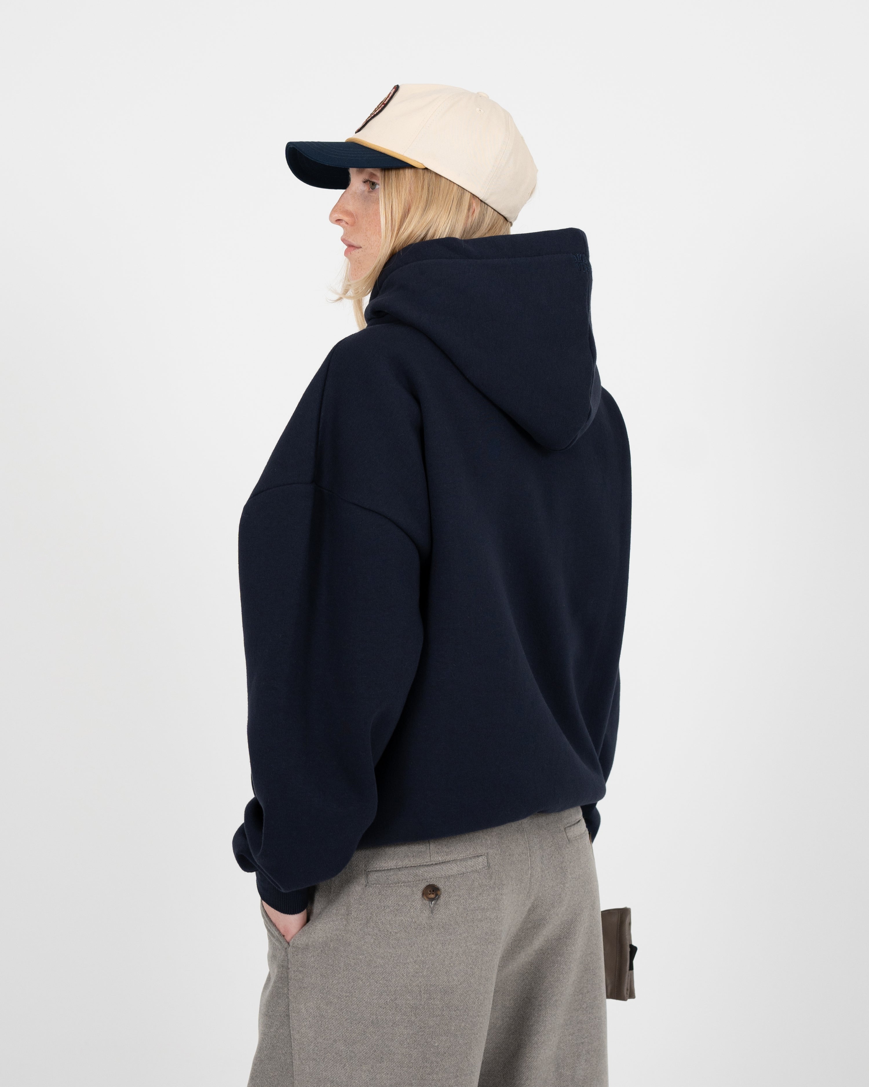 International Hoodie Deep Blue