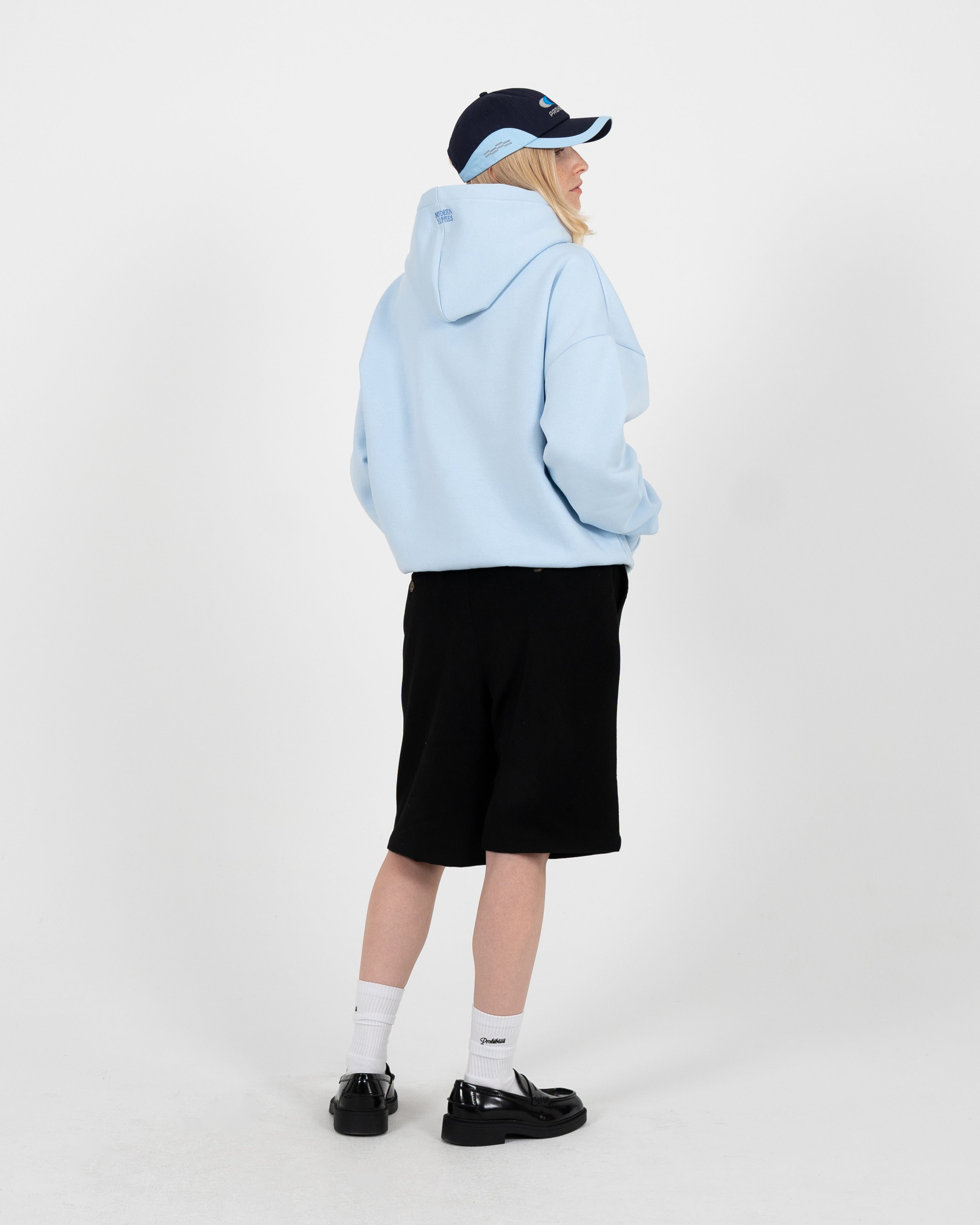 International Hoodie Light Blue