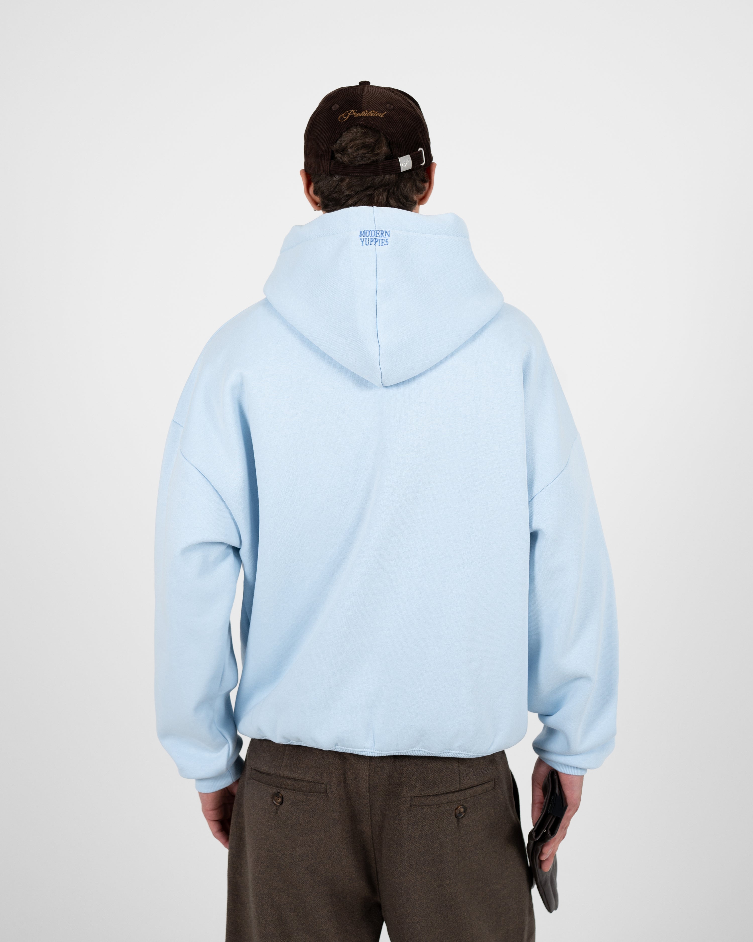 International Hoodie Light Blue