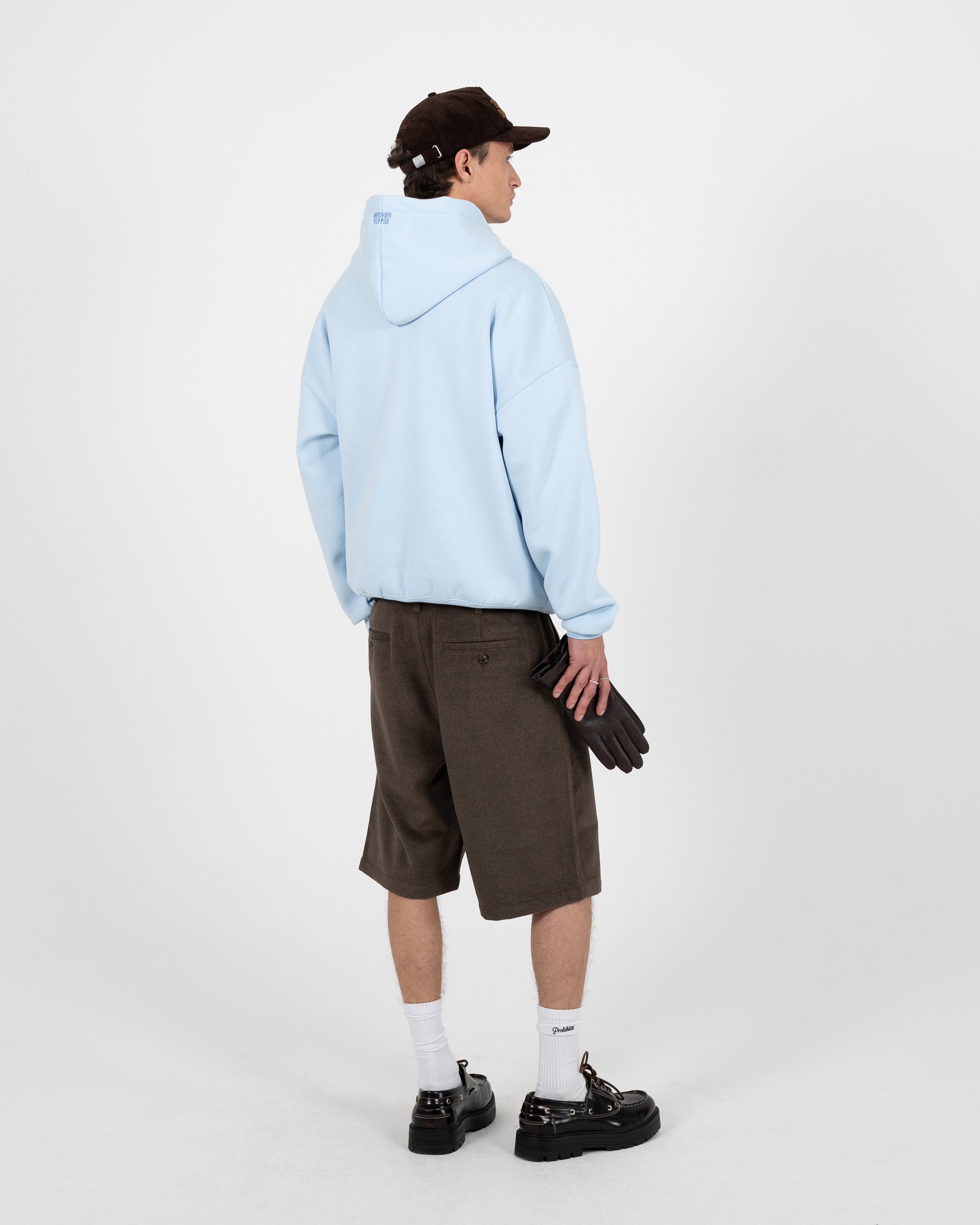 International Hoodie Light Blue