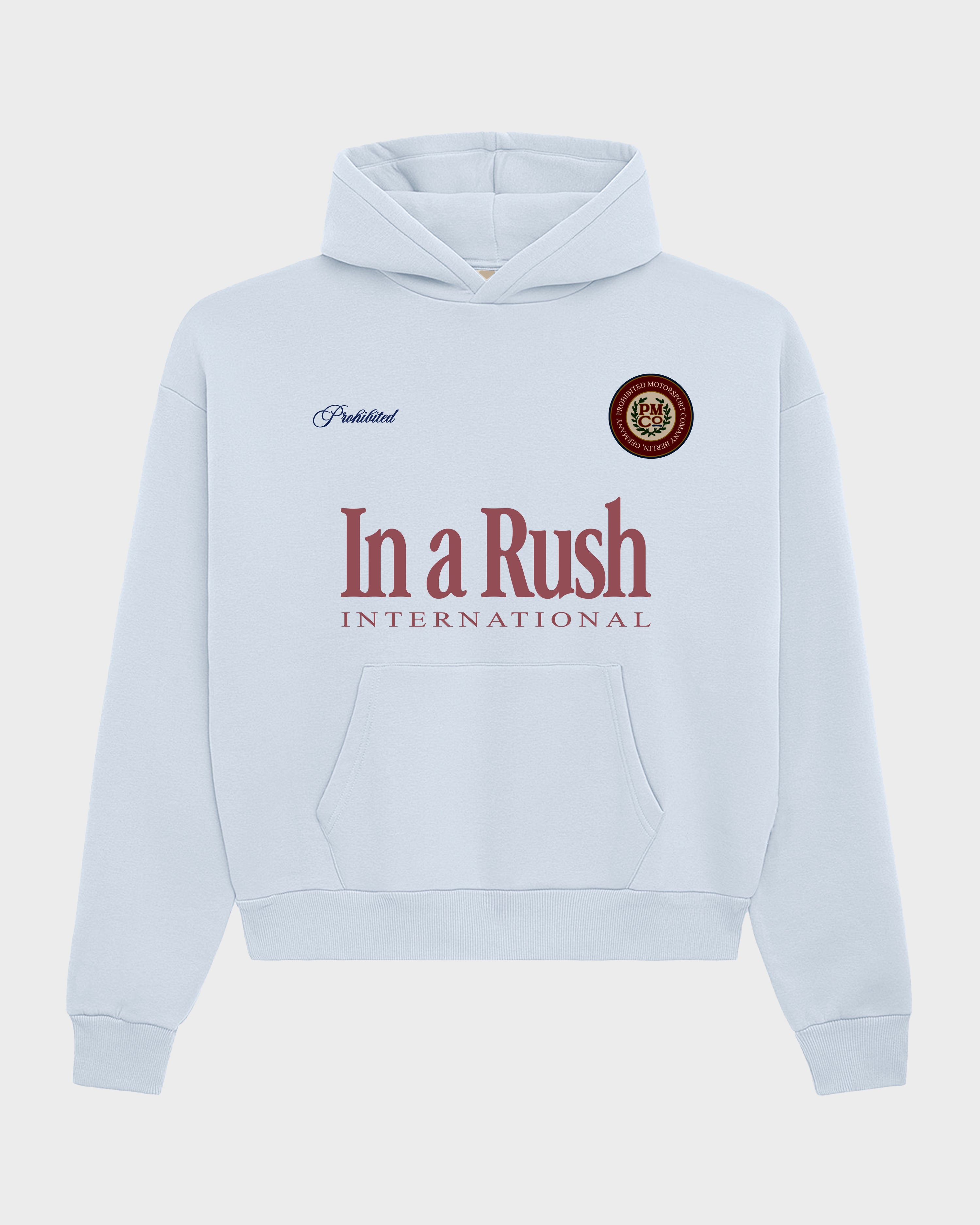 International Hoodie Light Blue