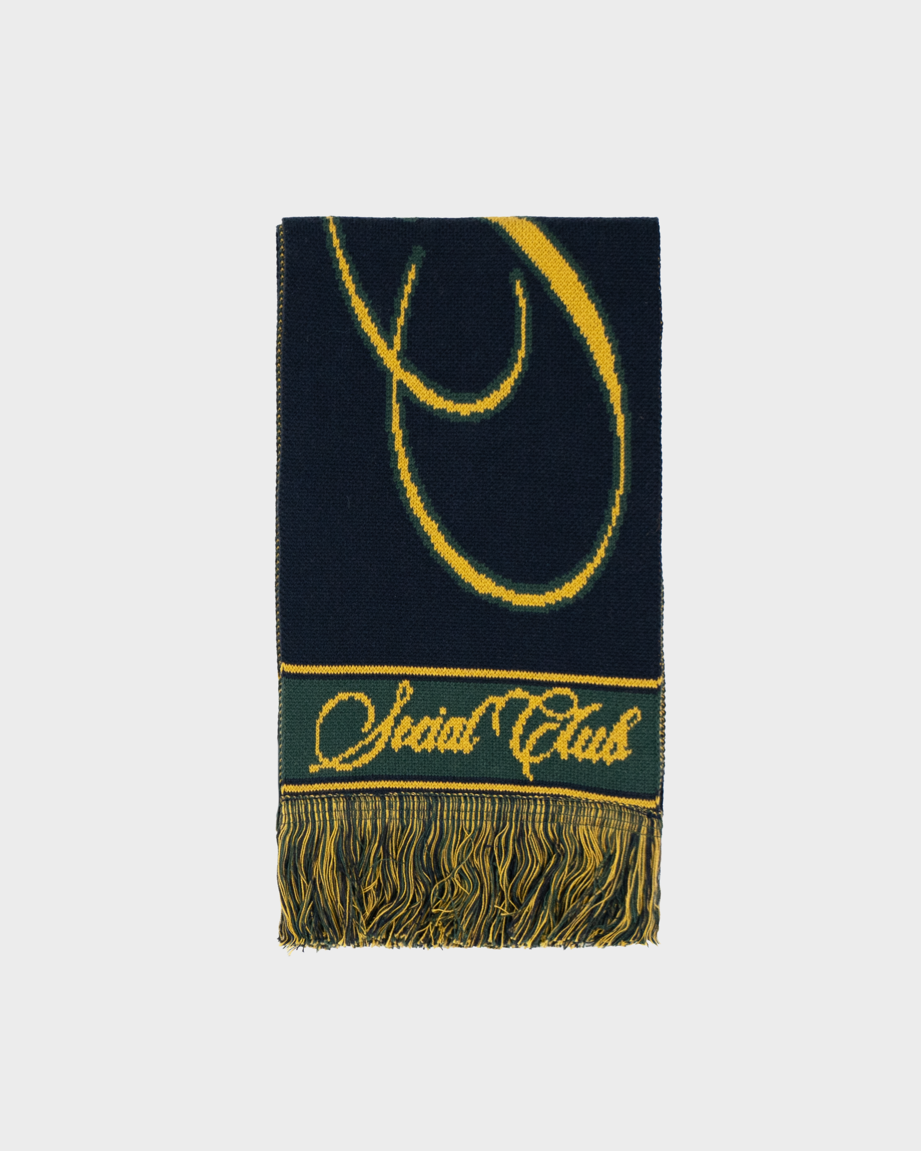 Clubhouse Jacquard Scarf Navy