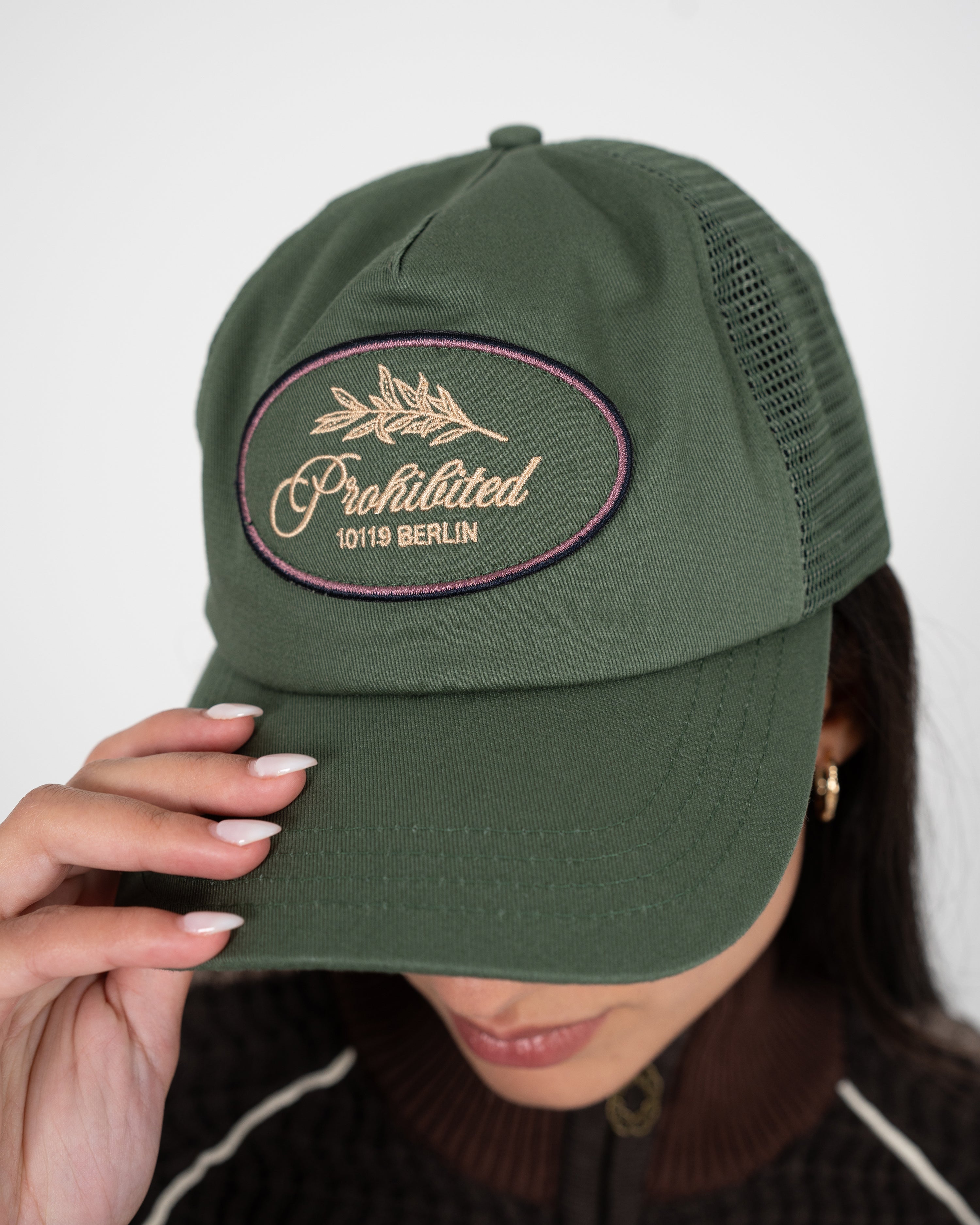 Leaf Trucker Cap Green