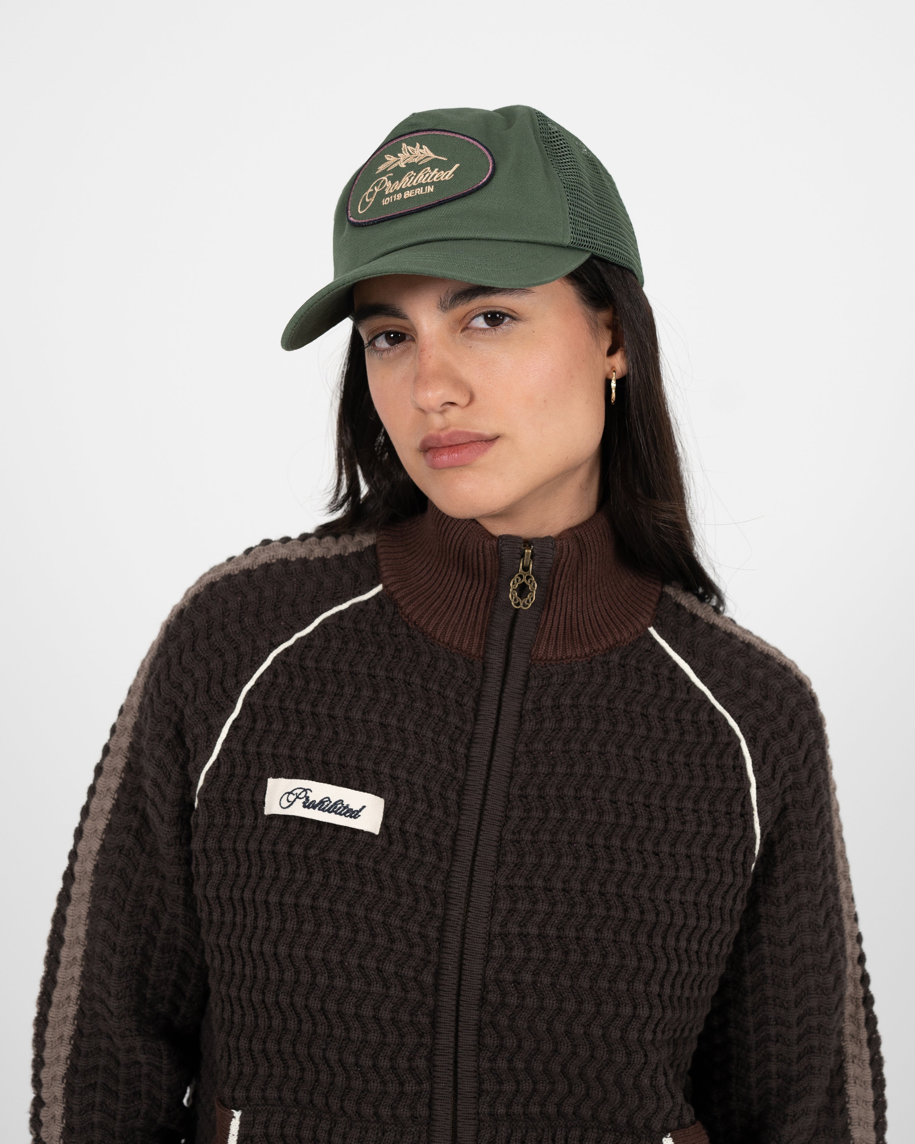 Leaf Trucker Cap Green