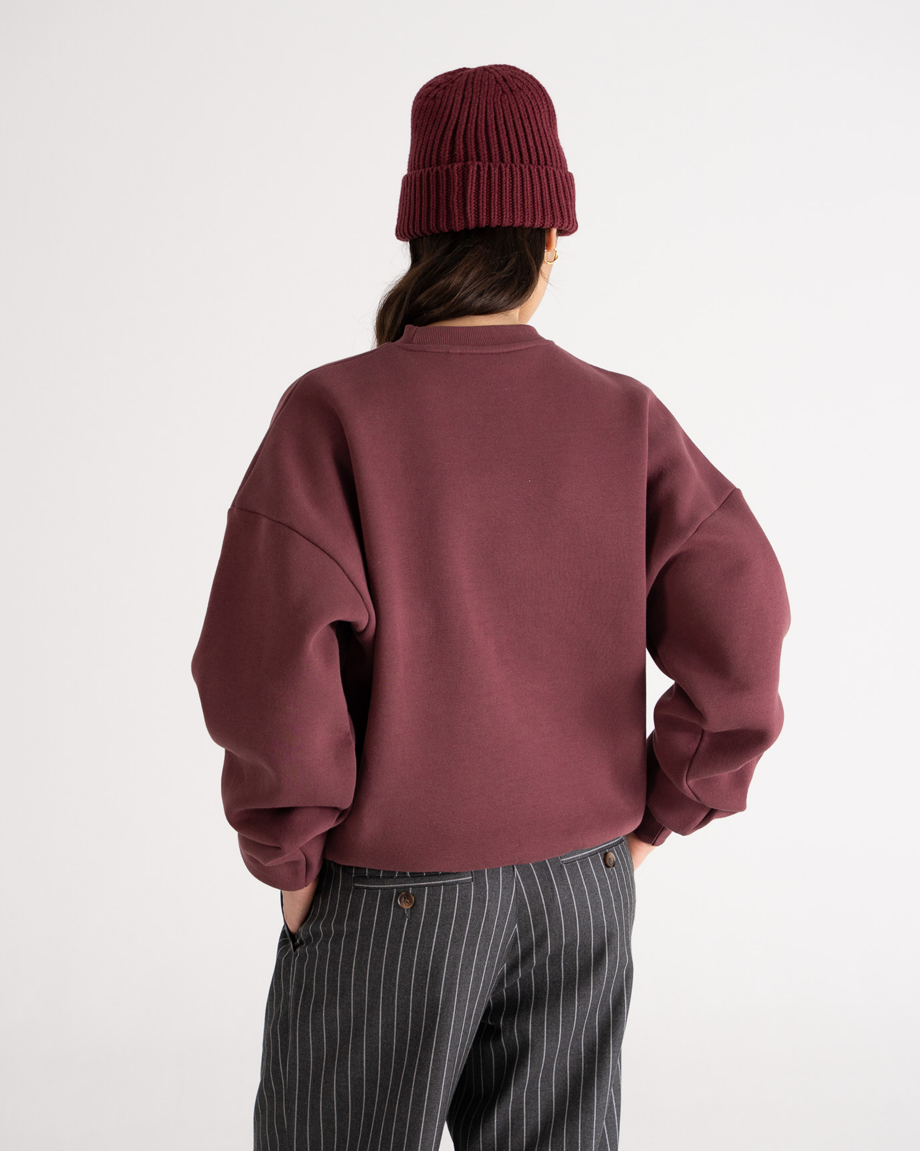 Legacy Crew Neck Berry