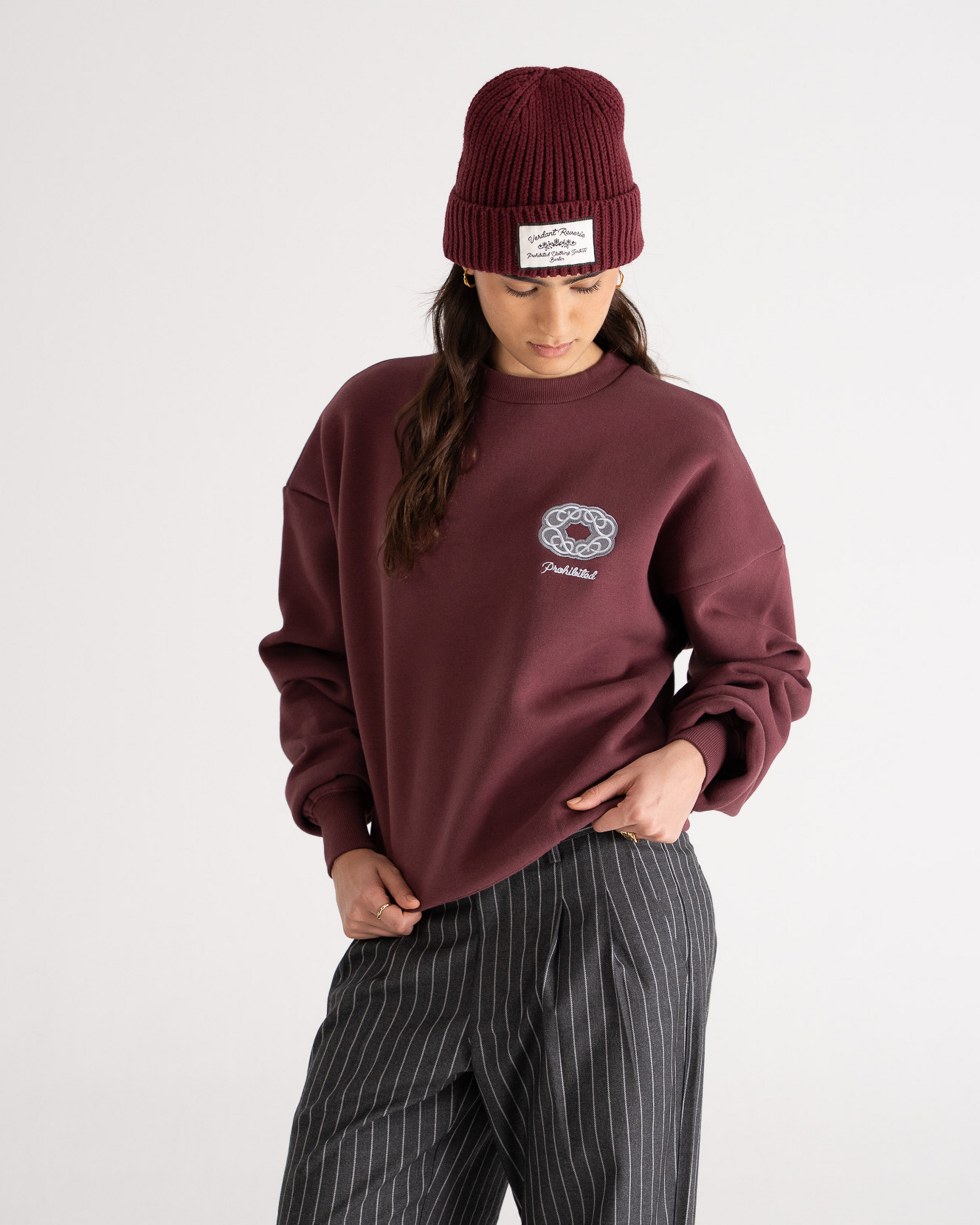 Legacy Crew Neck Berry