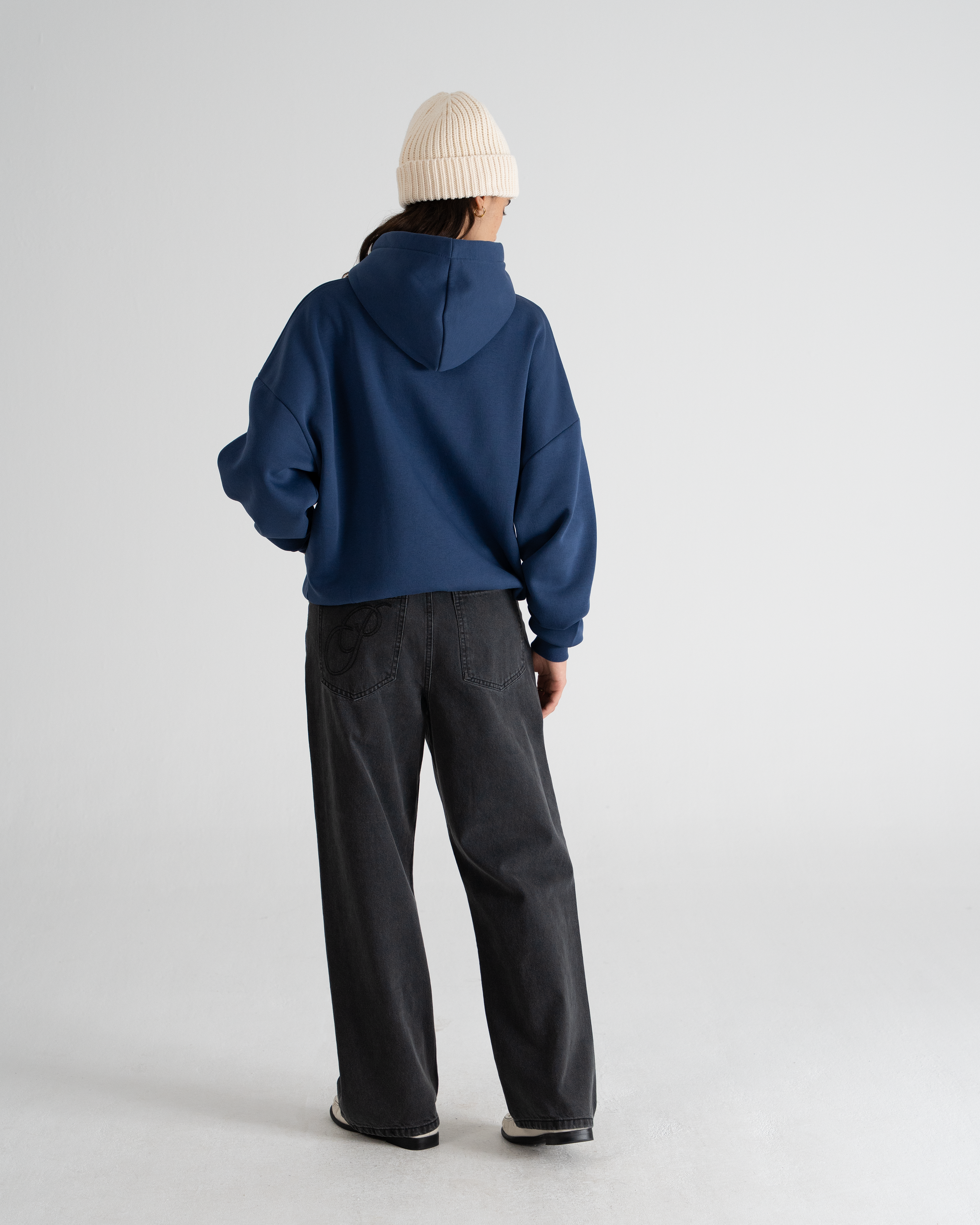 Oversized Hoodie Navy