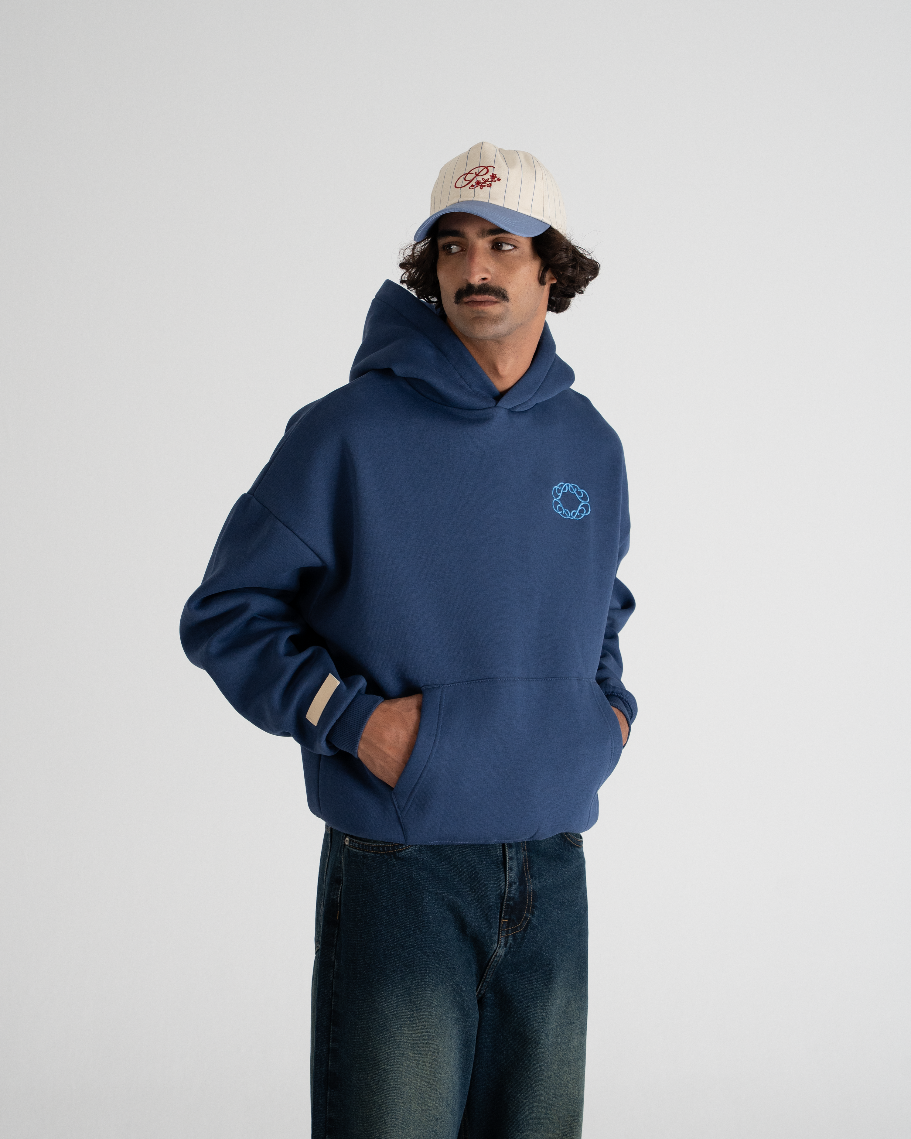 Oversized Hoodie Navy