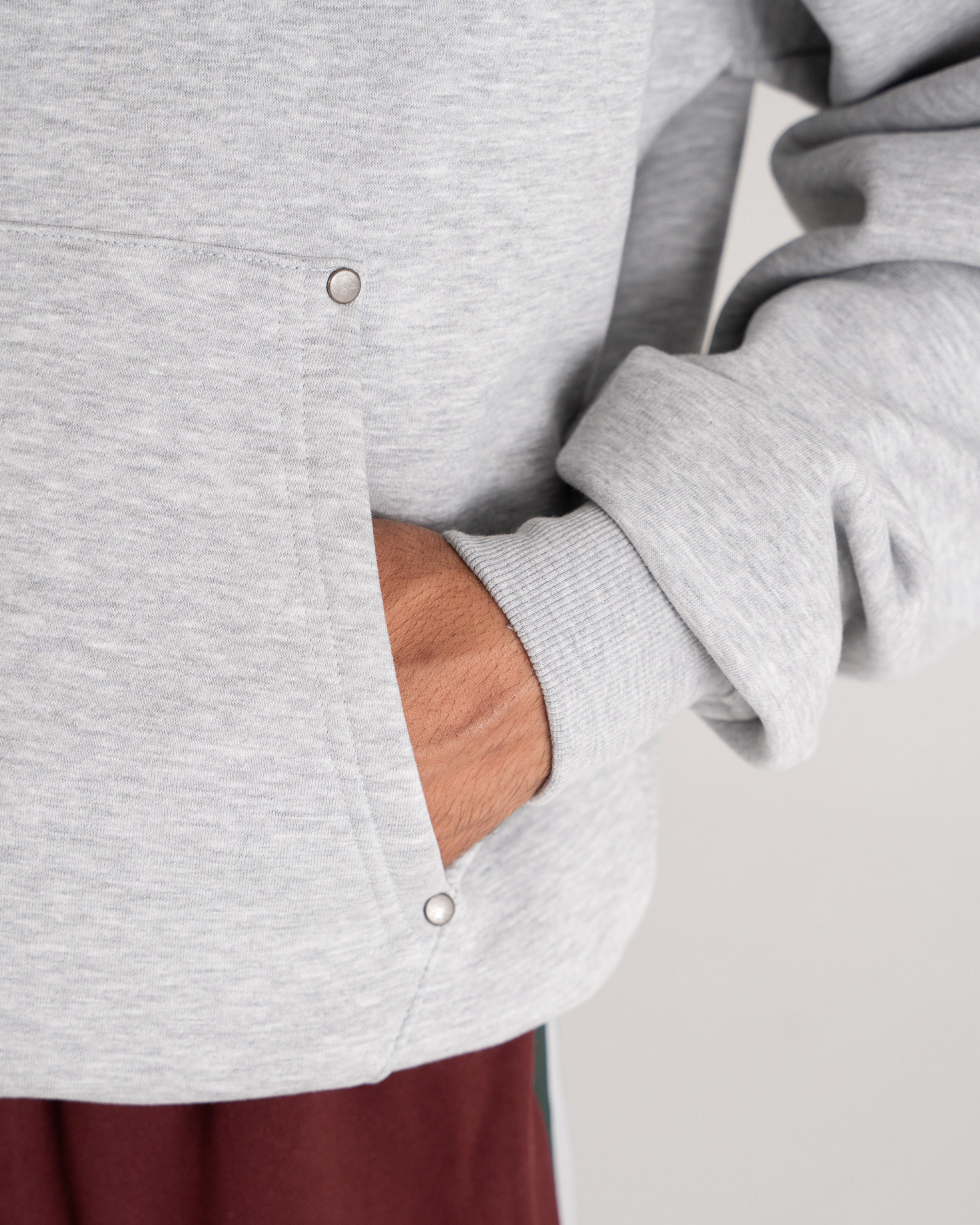 Legacy Hoodie Grey Melange