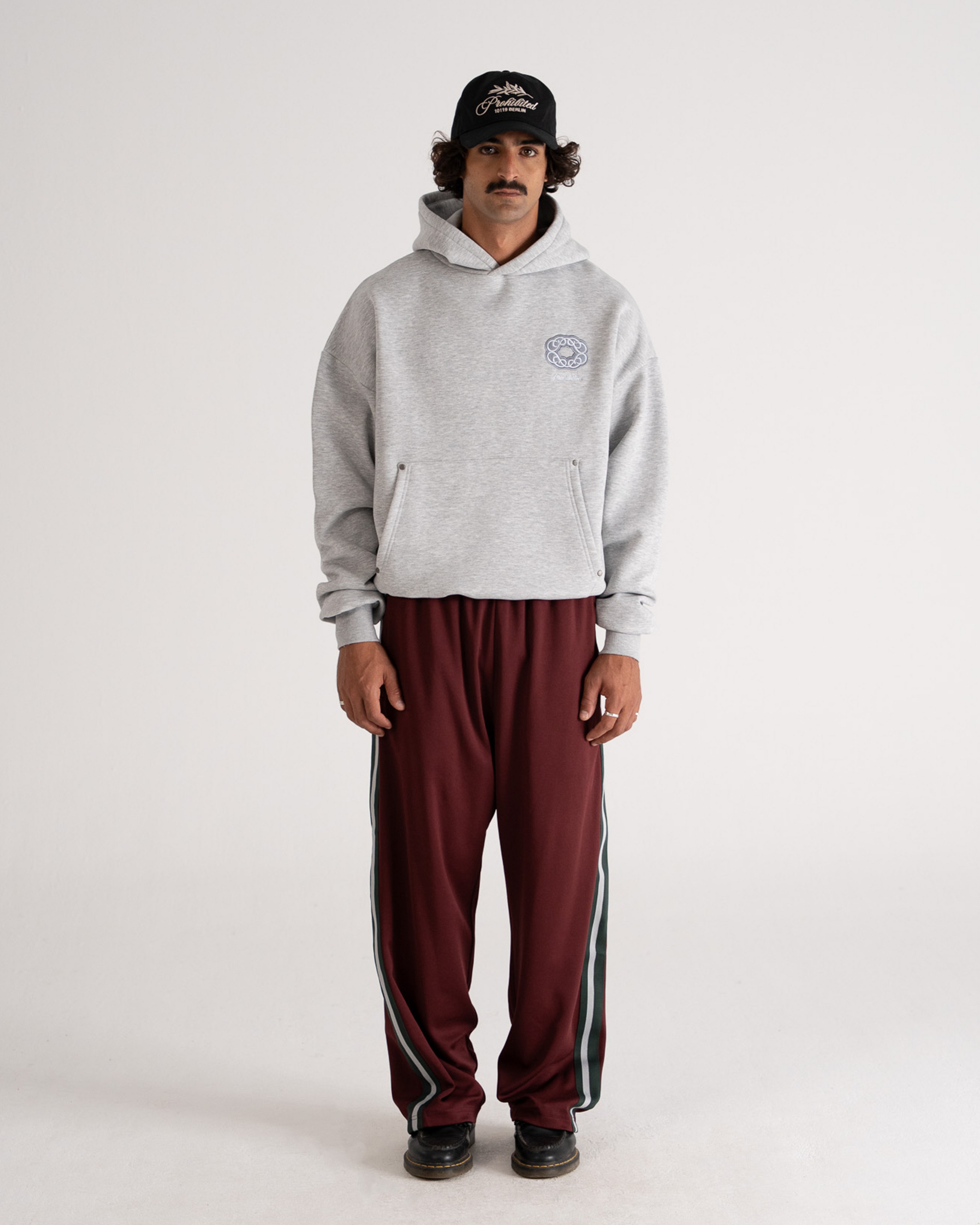 Legacy Hoodie Grey Melange