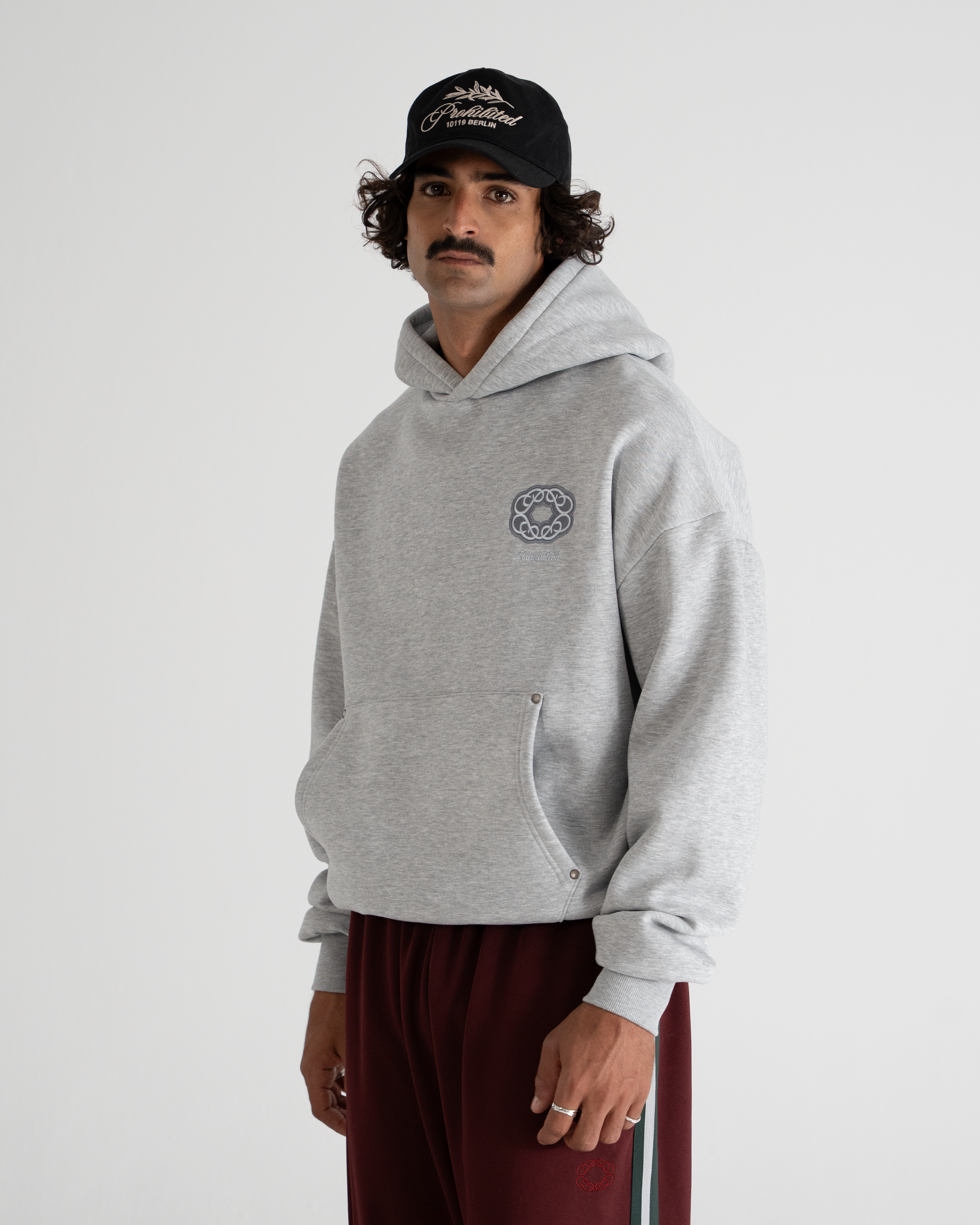 Legacy Hoodie Grey Melange
