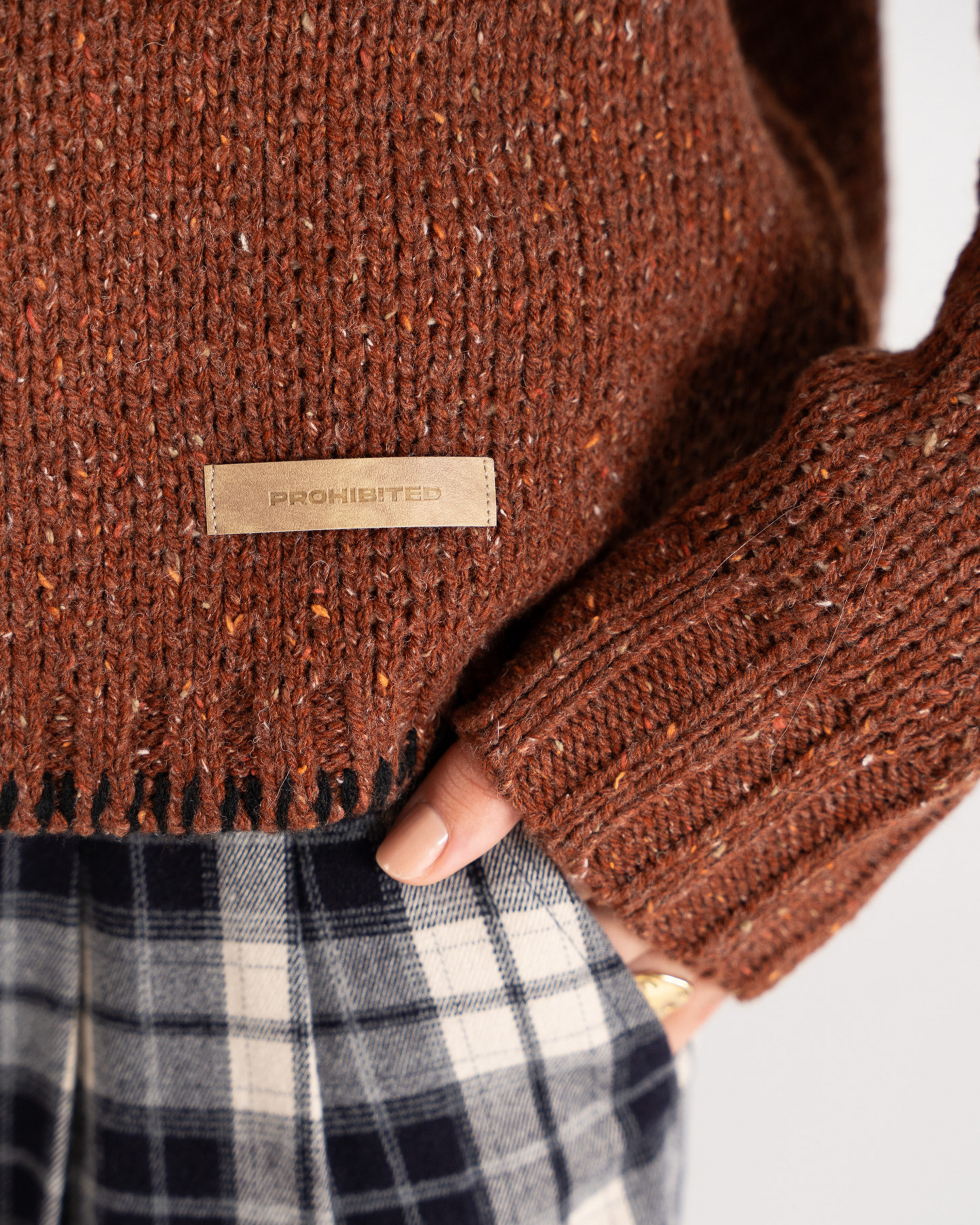 Legacy Knit Sweater Brown