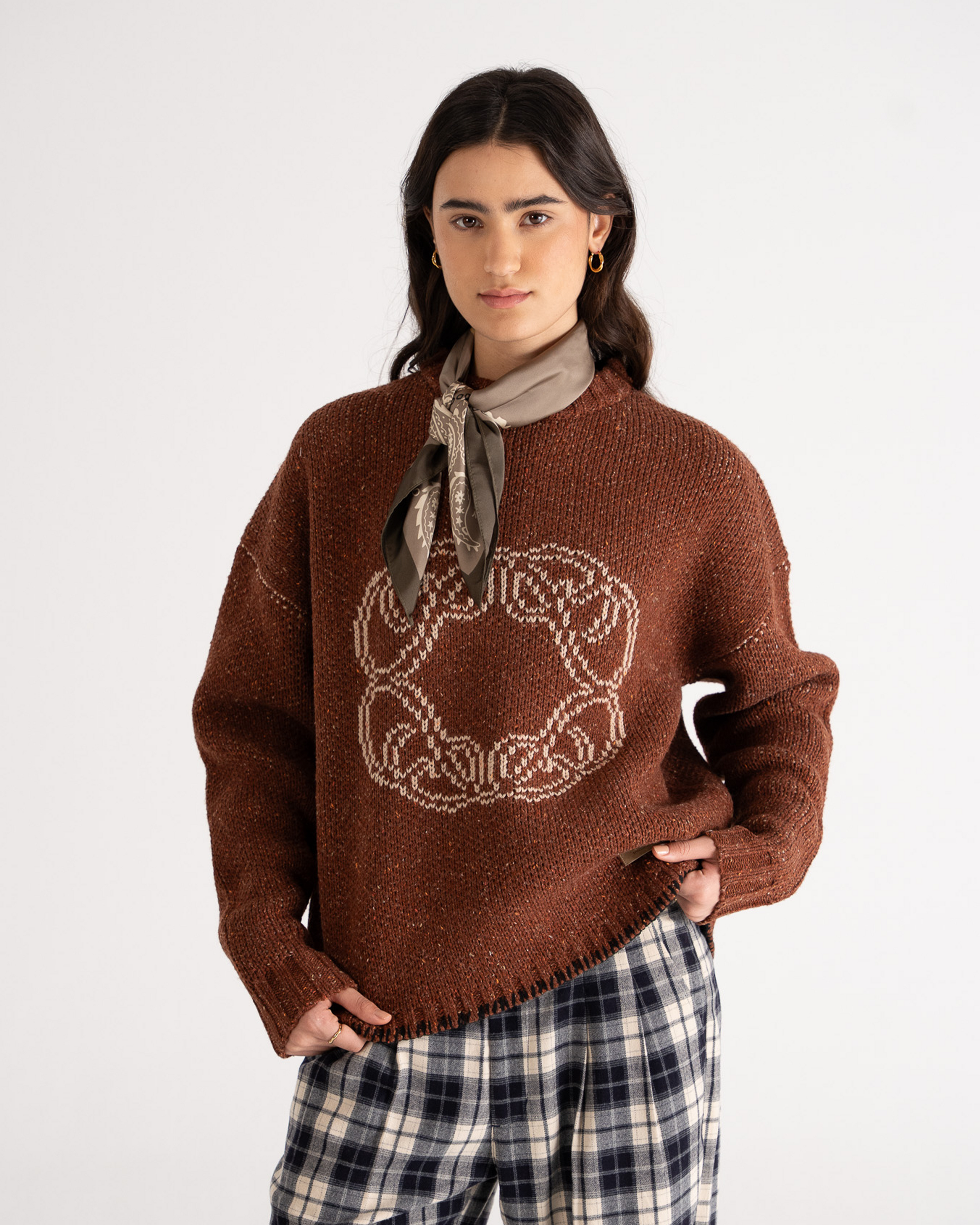 Legacy Knit Sweater Brown