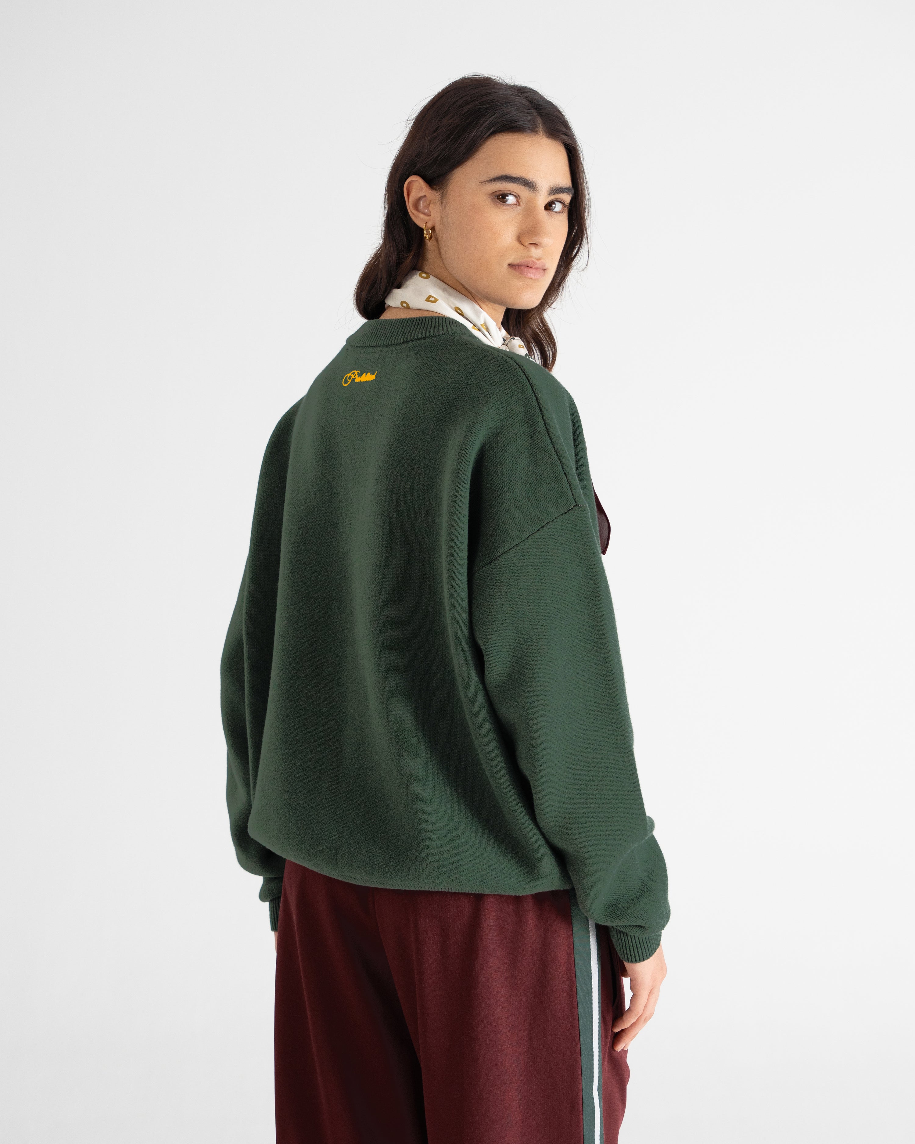 Legacy Knit Sweater Green