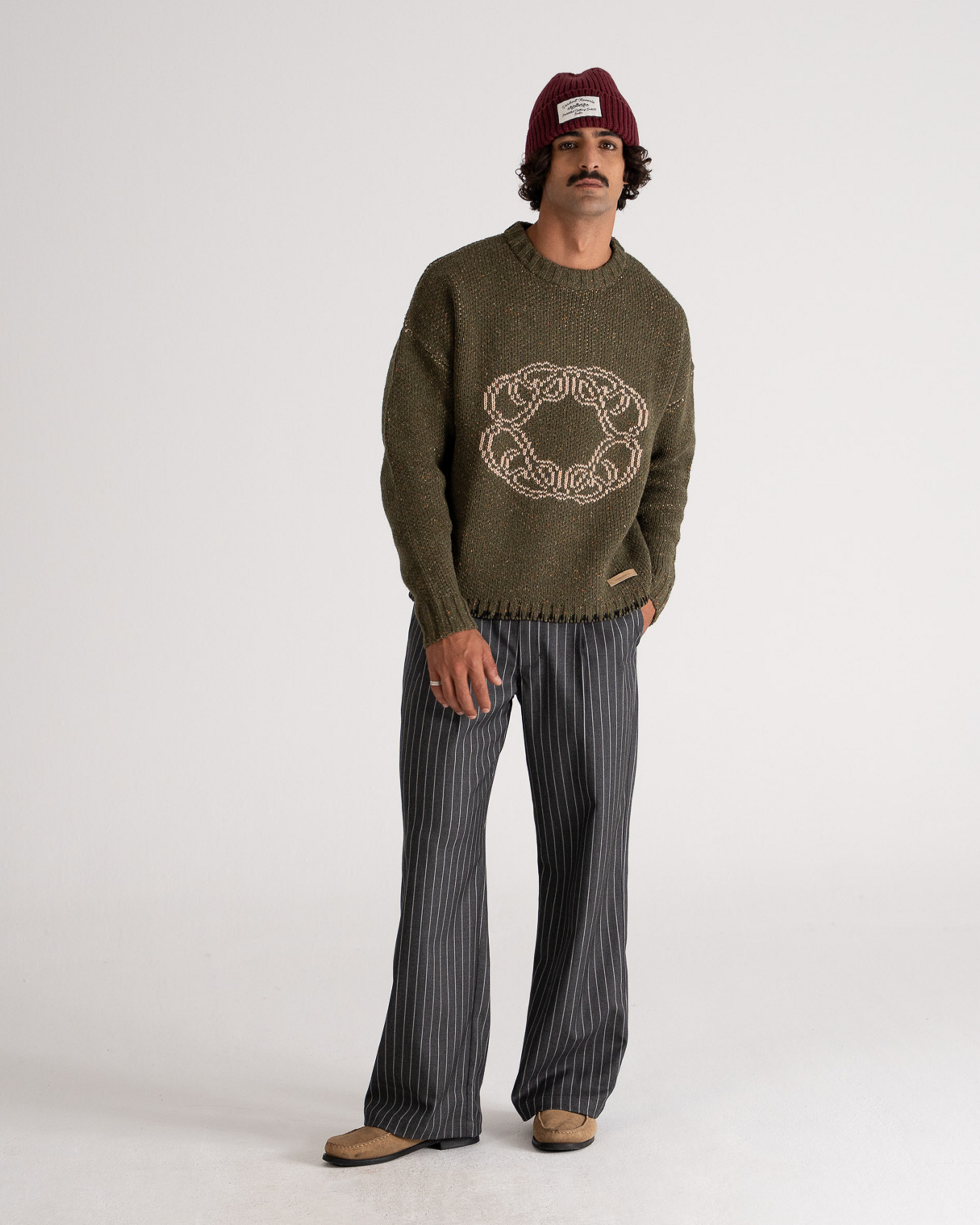 Legacy Knit Sweater Green