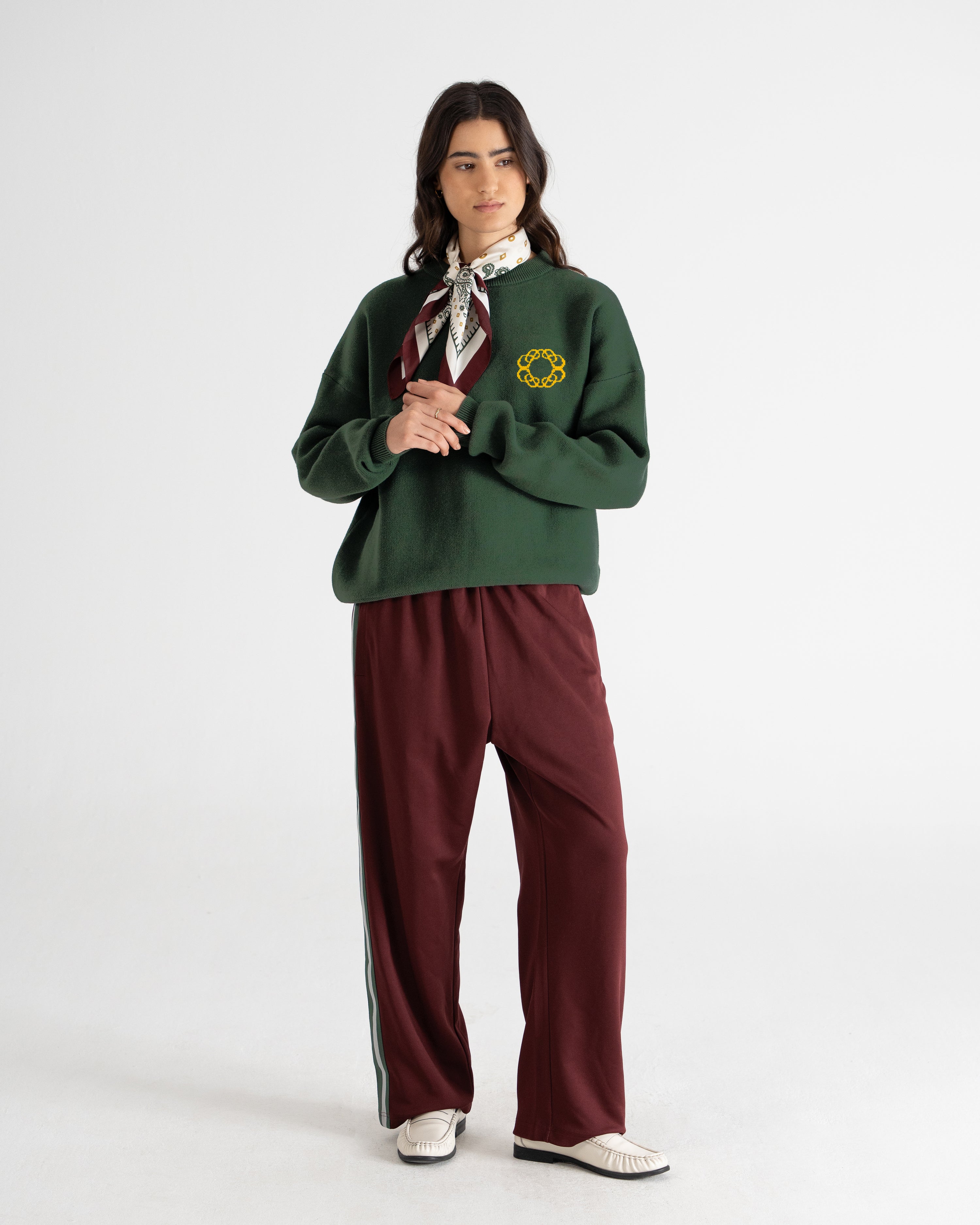 Legacy Knit Sweater Green