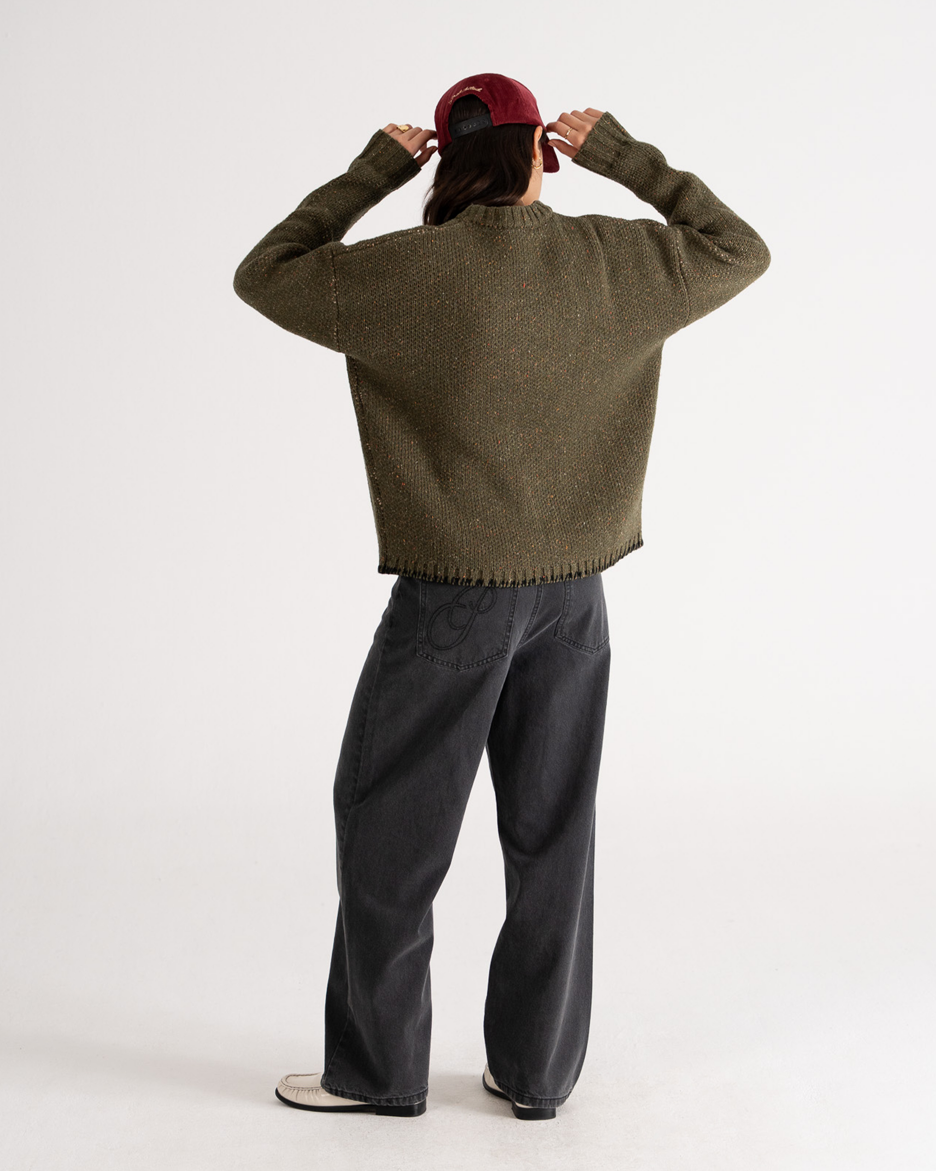 Legacy Knit Sweater Green
