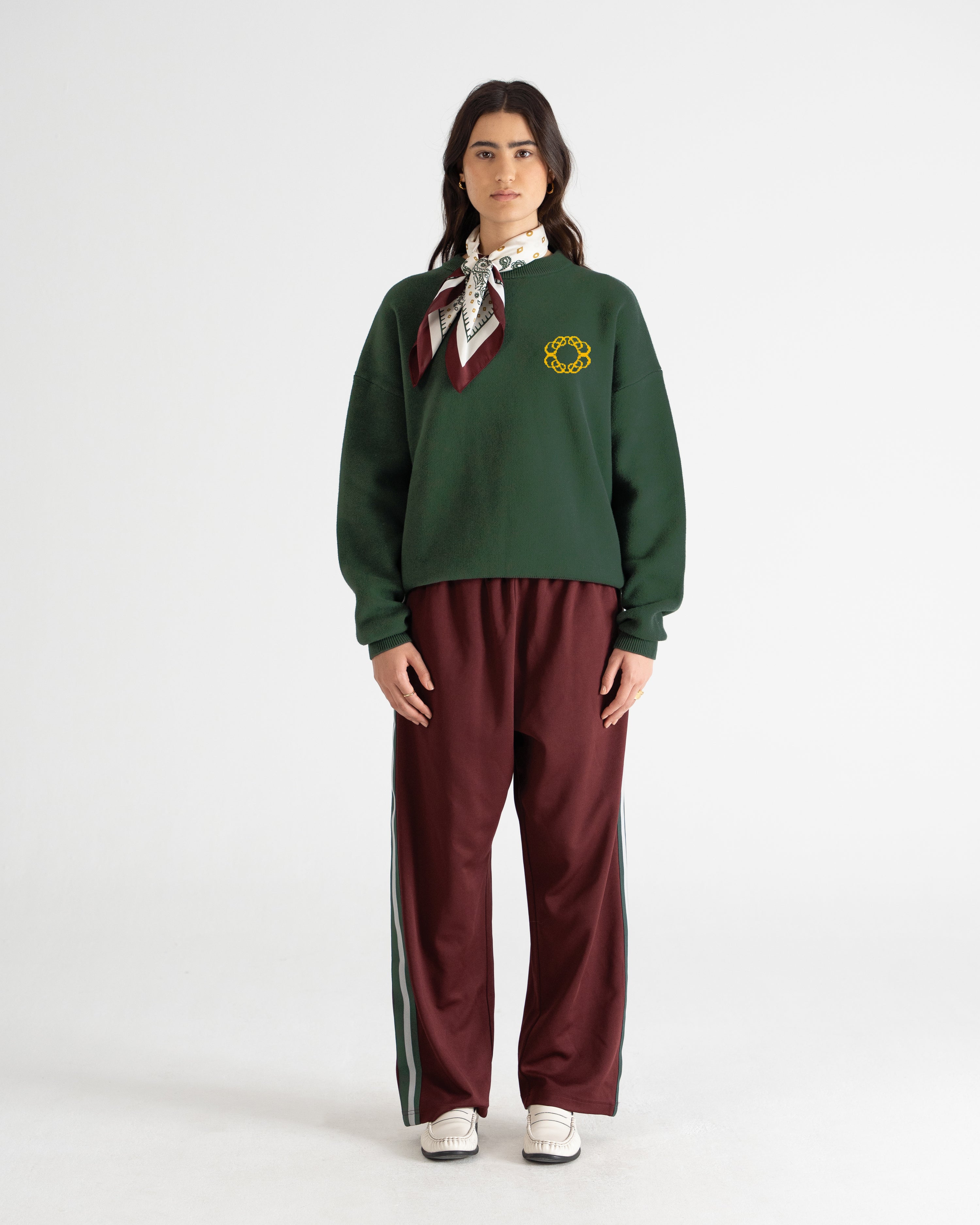 Legacy Knit Sweater Green