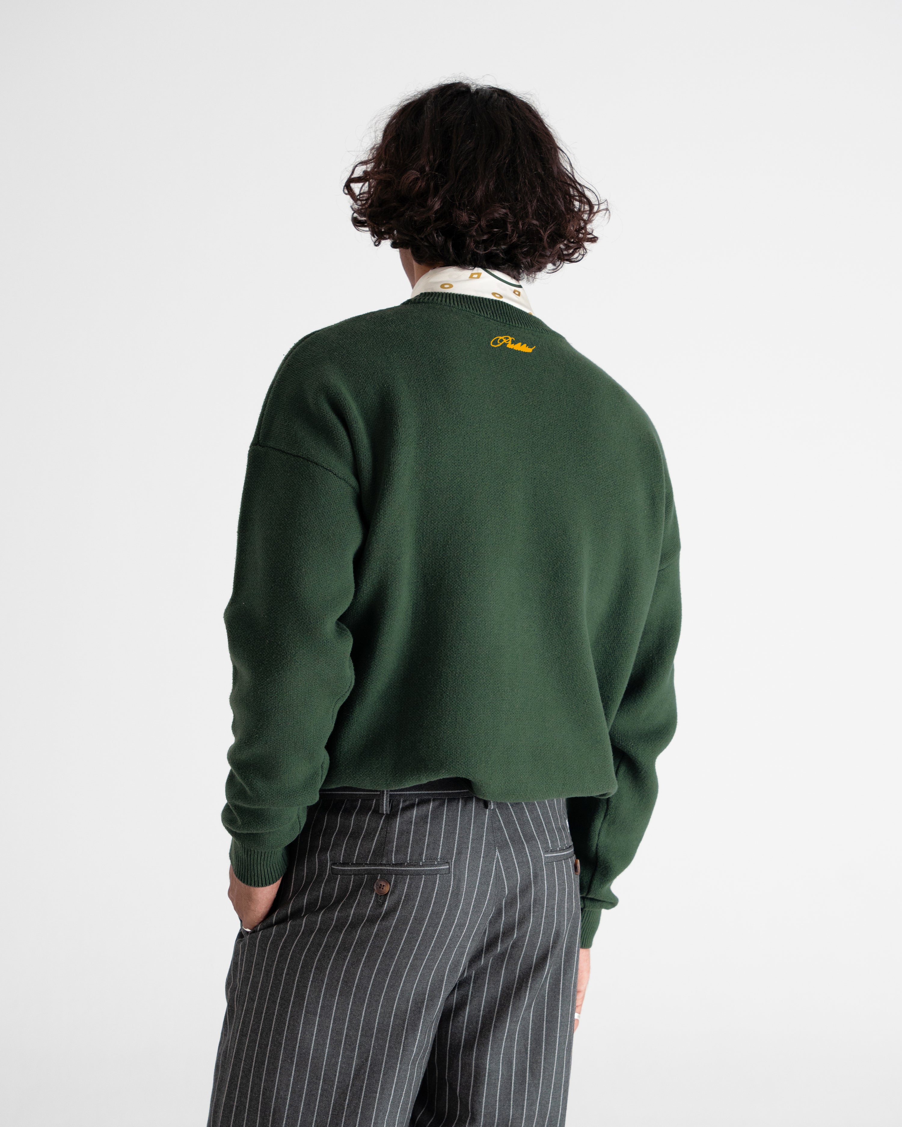 Legacy Knit Sweater Green