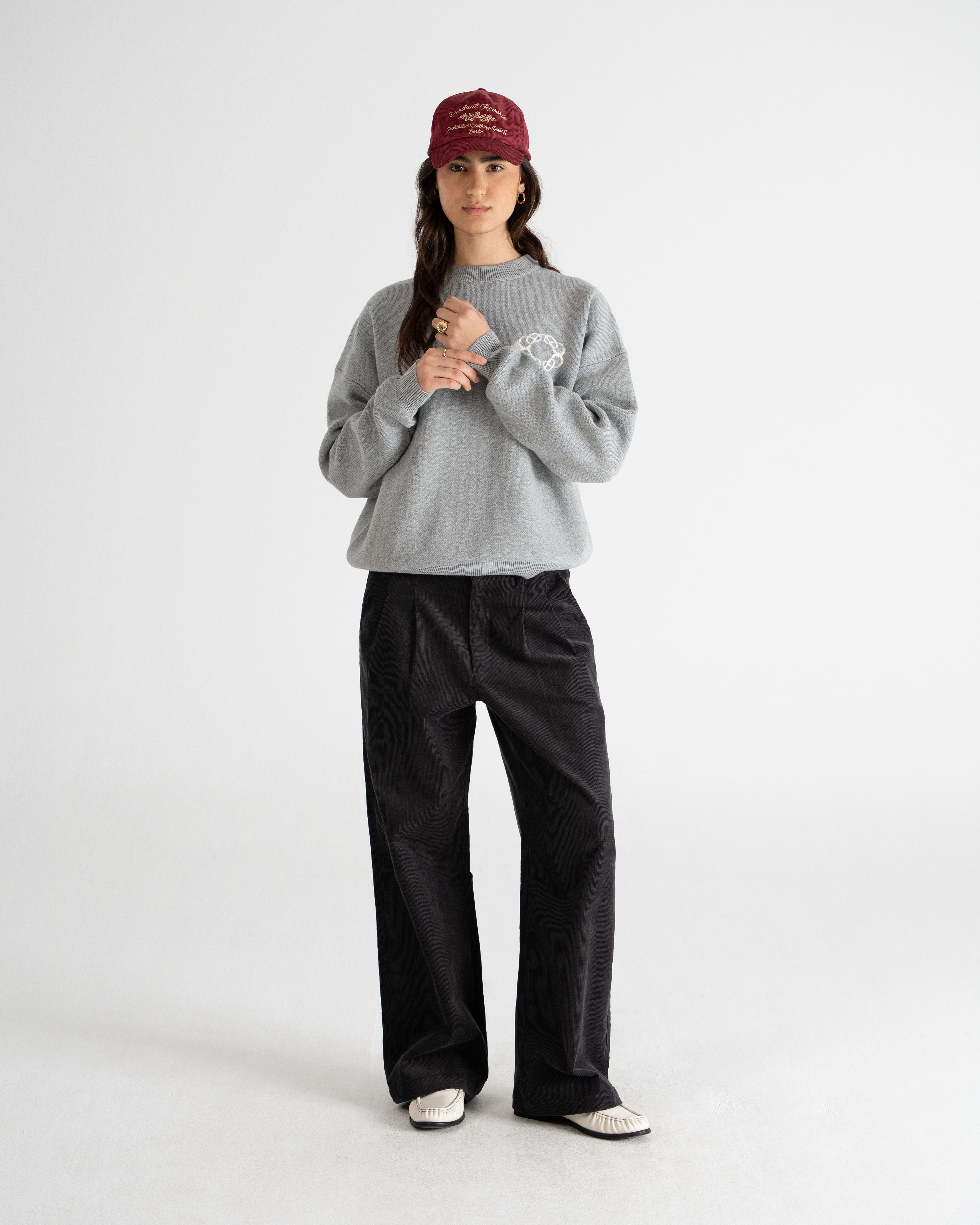 Legacy Knit Sweater Grey