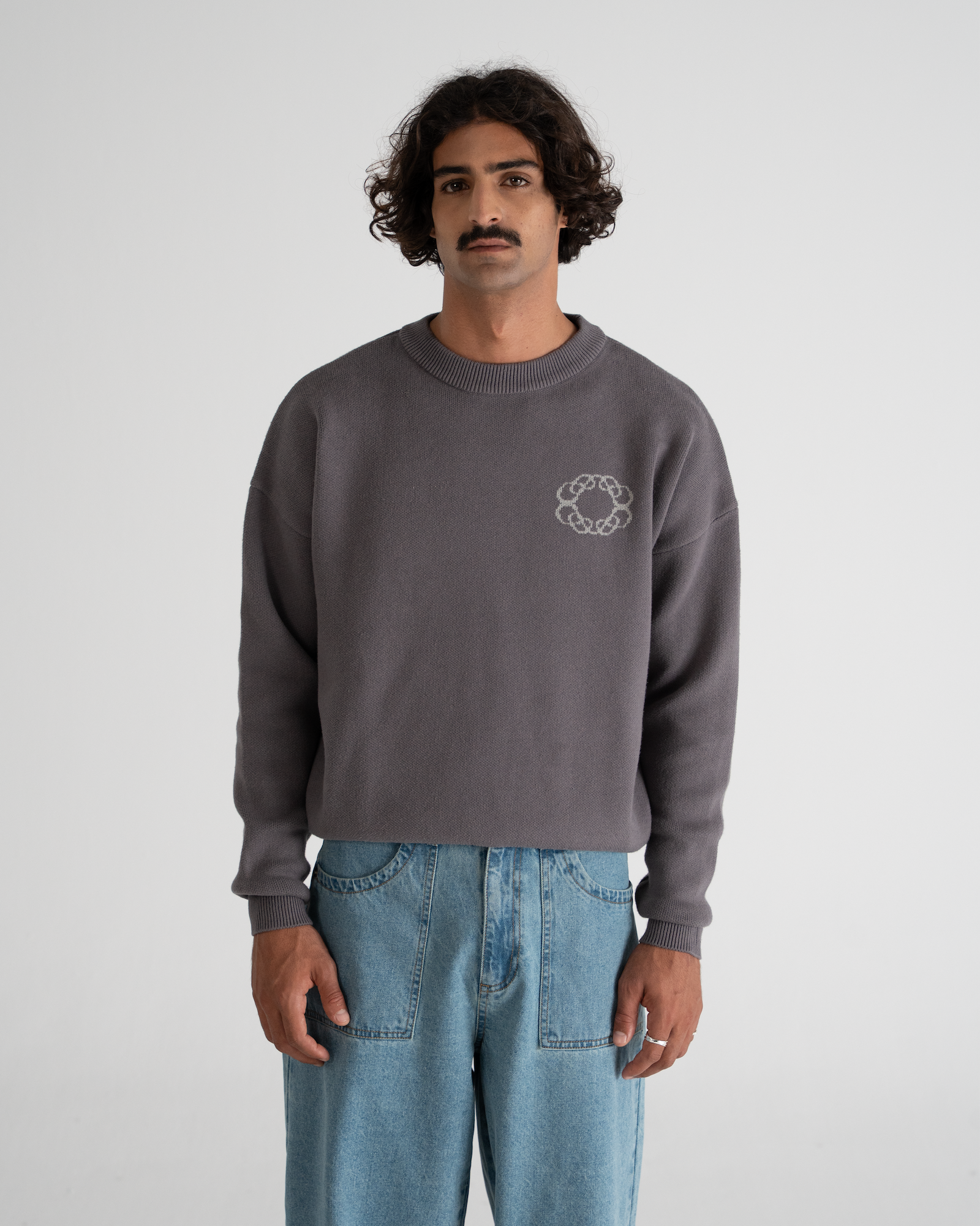 Legacy Knit Sweater Stone