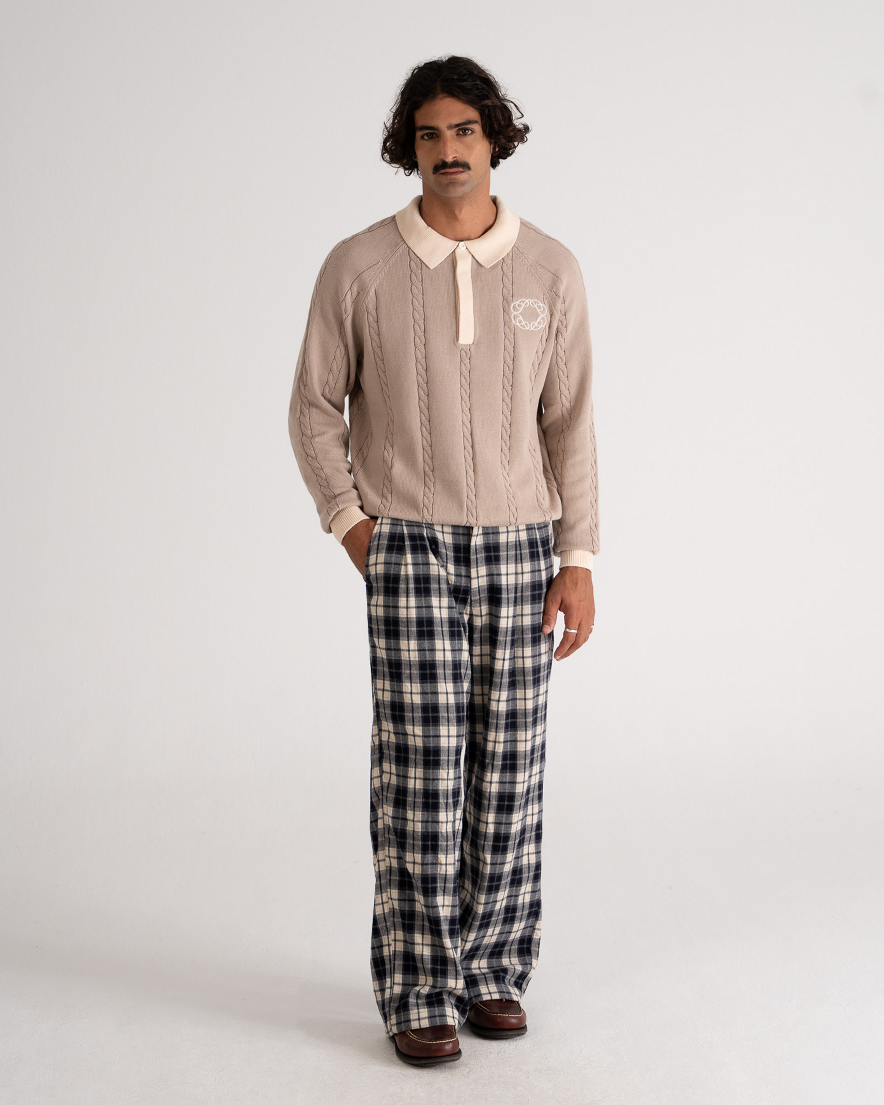 Legacy Knitted Jersey Beige