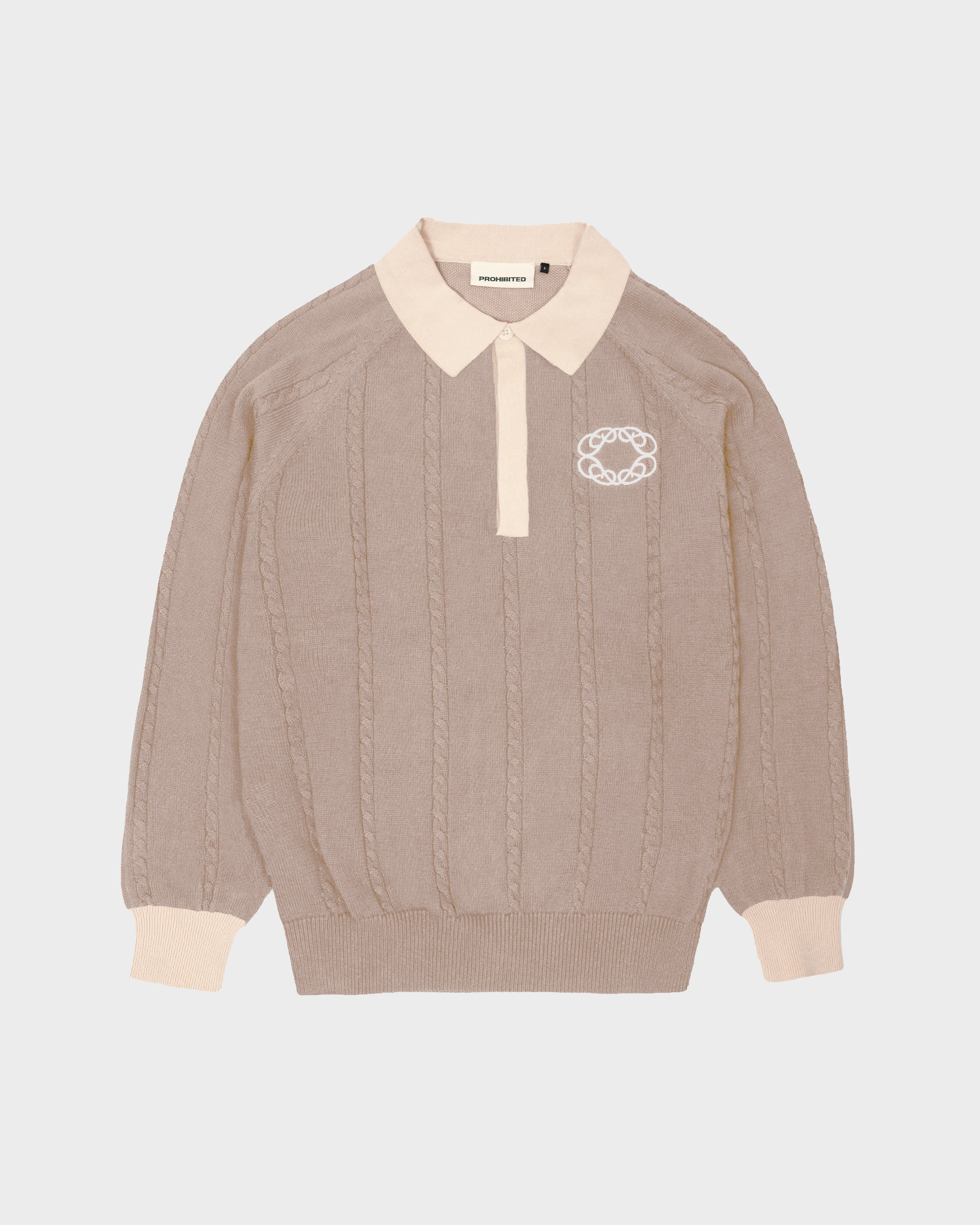Legacy Knitted Jersey Beige